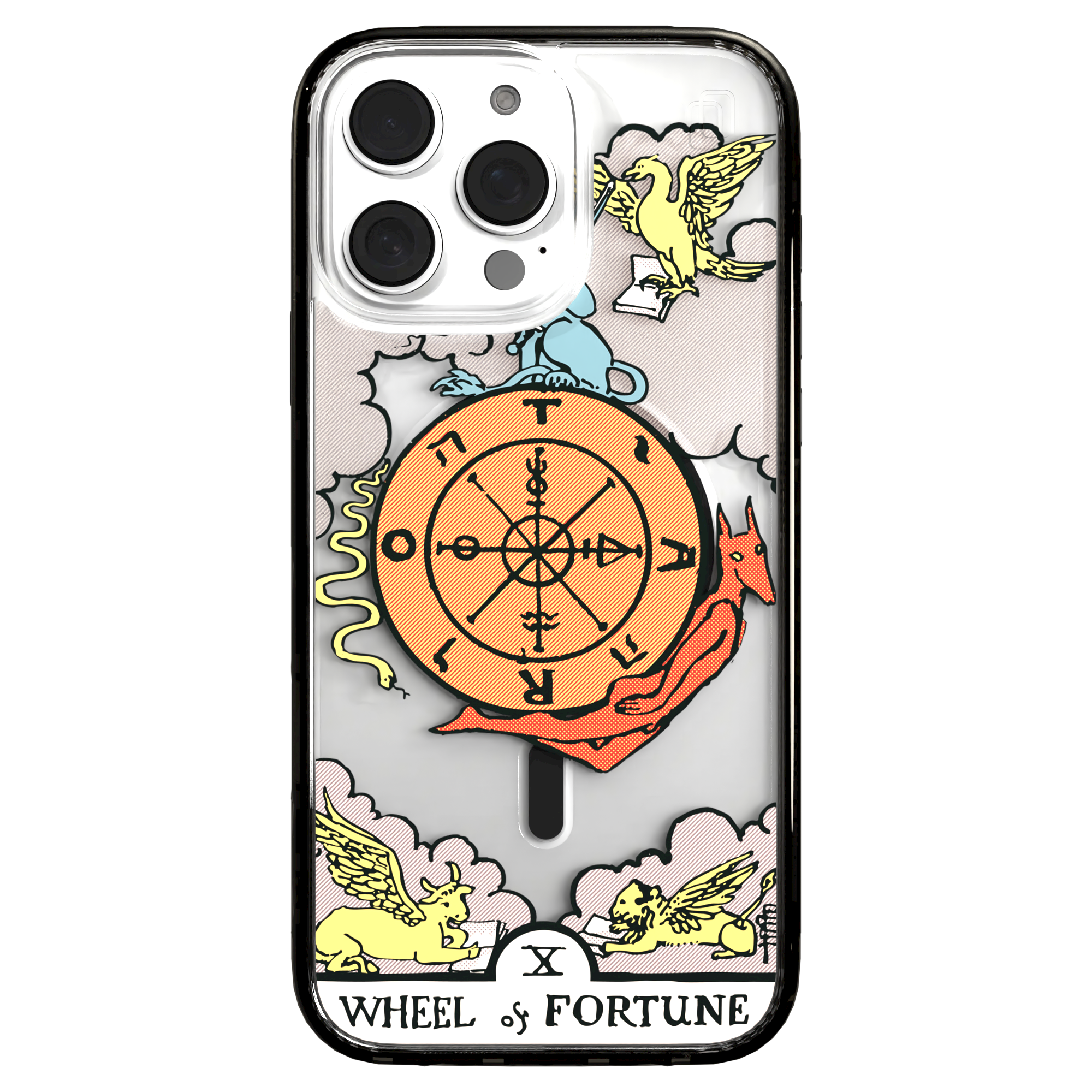 iPhone 16 Series | MagSafe | Tarot Collection | Wheel of Fortune Wheel of Fortune - Color / iPhone 16 Pro Max / Black