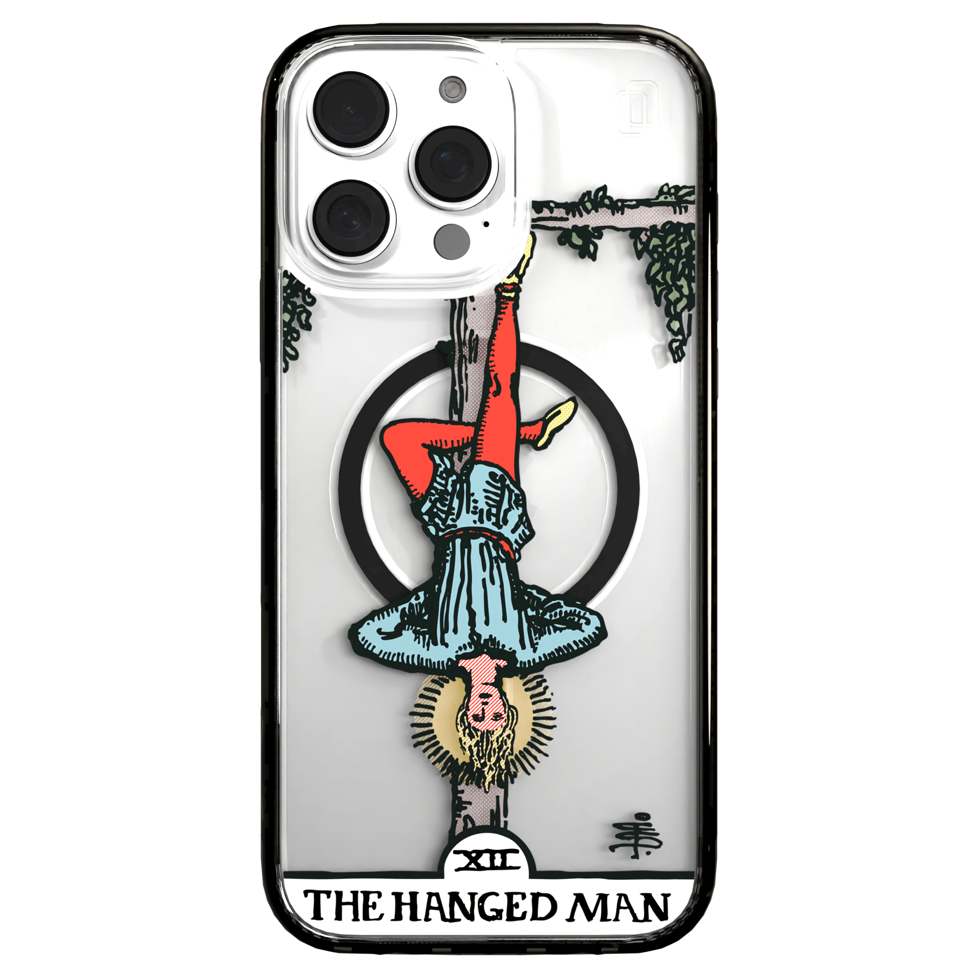 iPhone 16 Series | MagSafe | Tarot Collection | The Hanged Man The Hanged Man - Color / iPhone 16 Pro Max / Black