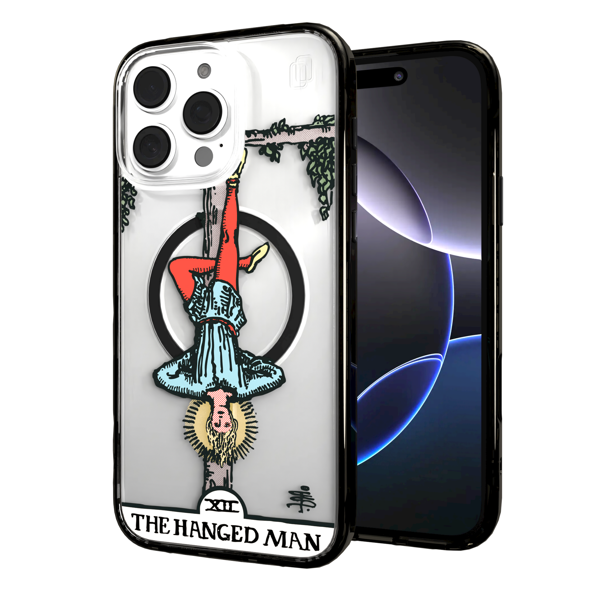 iPhone 16 Series | MagSafe | Tarot Collection | The Hanged Man The Hanged Man - Color / iPhone 16 Pro Max / Black