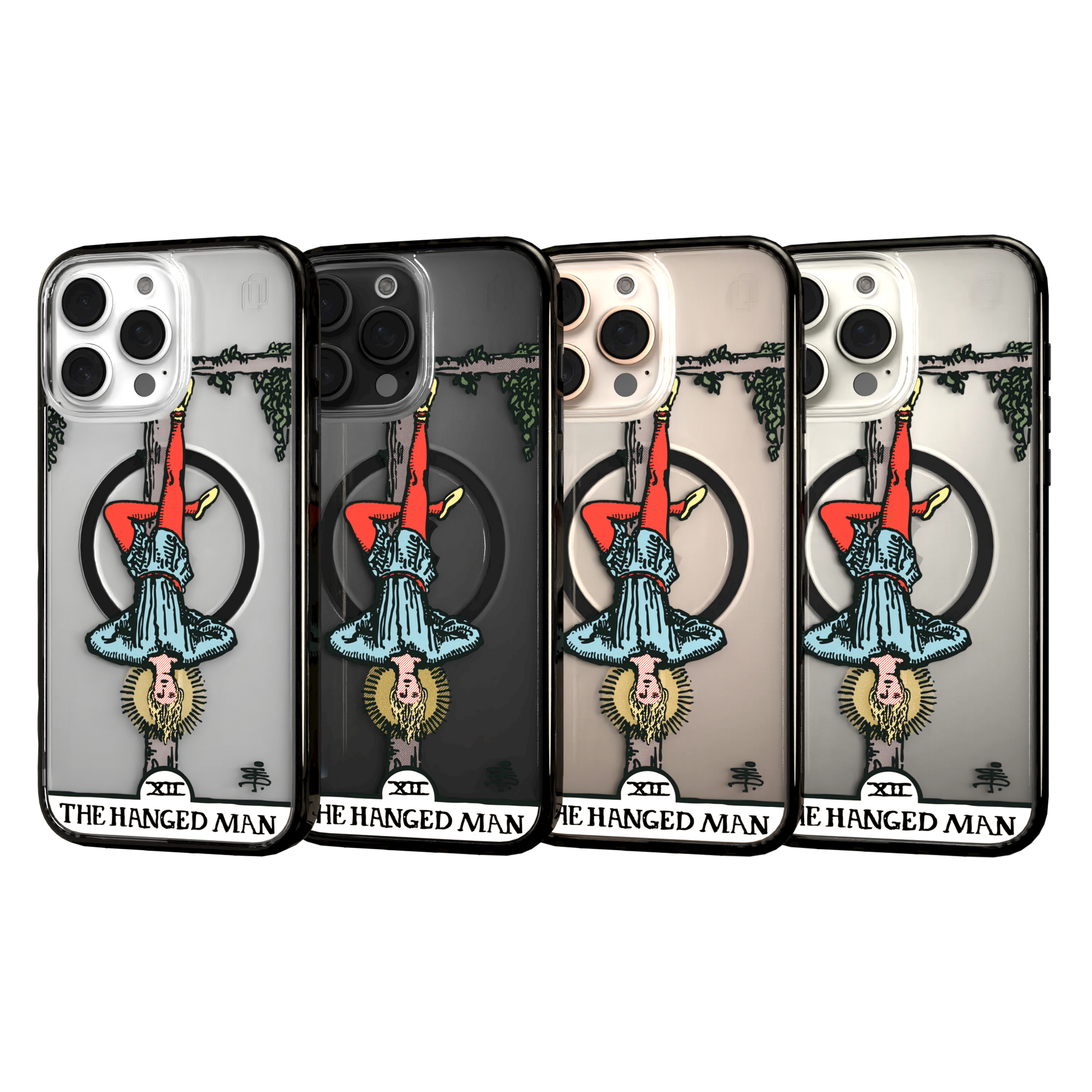 iPhone 16 Series | MagSafe | Tarot Collection | The Hanged Man The Hanged Man - Color / iPhone 16 Pro Max / Black