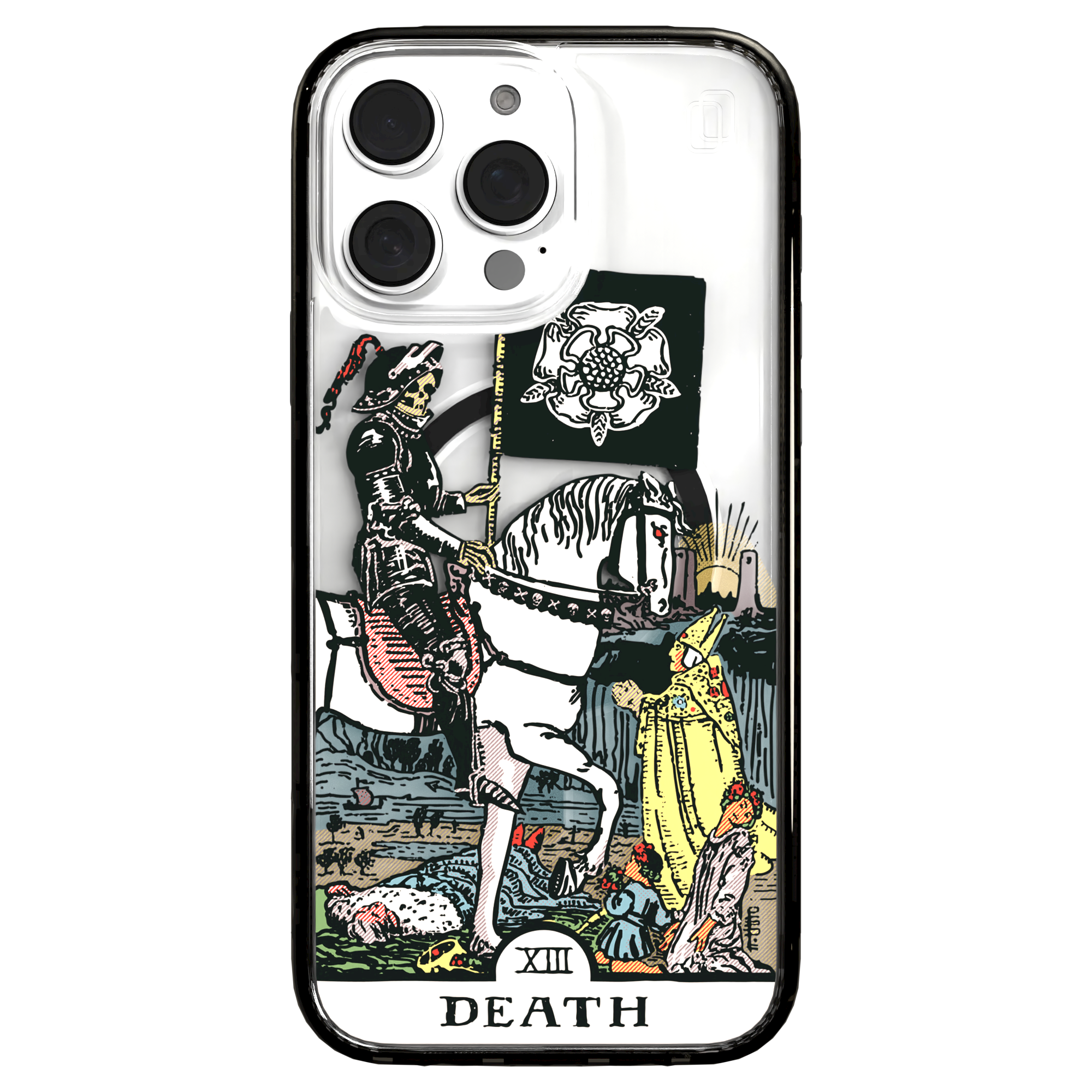 iPhone 16 Series | MagSafe | Tarot Collection | Death Death - Color / iPhone 16 Pro Max / Black