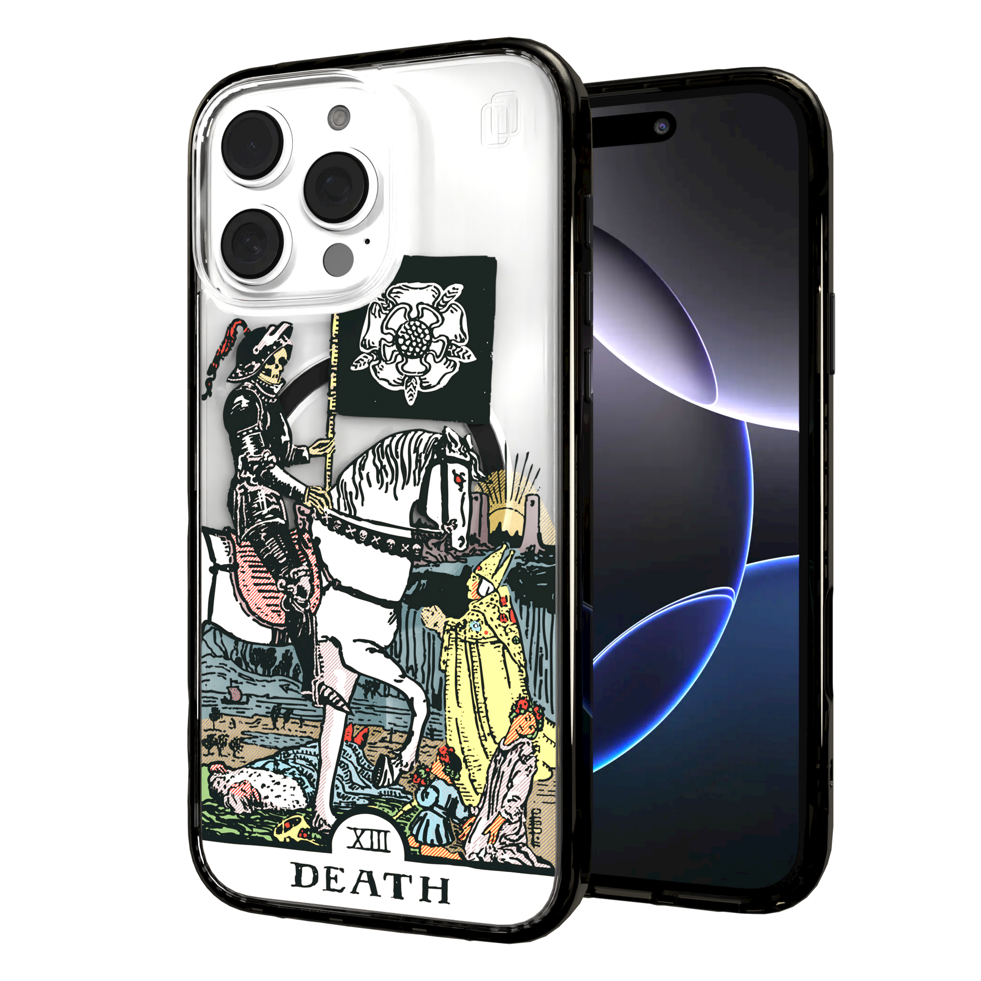 iPhone 16 Series | MagSafe | Tarot Collection | Death Death - Color / iPhone 16 Pro Max / Black