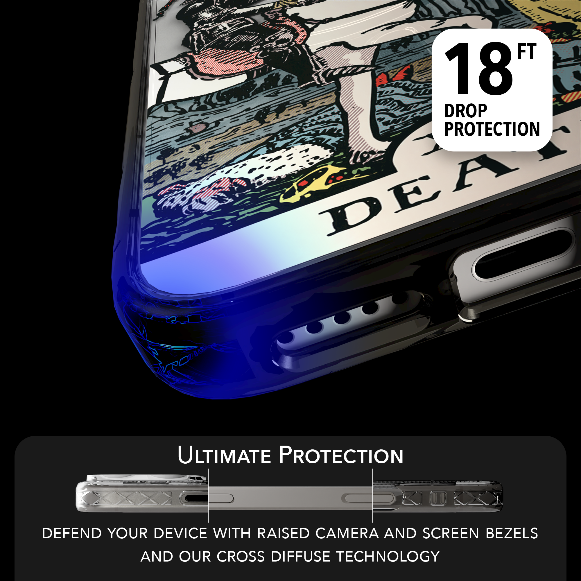 iPhone 16 Series | MagSafe | Tarot Collection | Death Death - Color / iPhone 16 Pro Max / Black