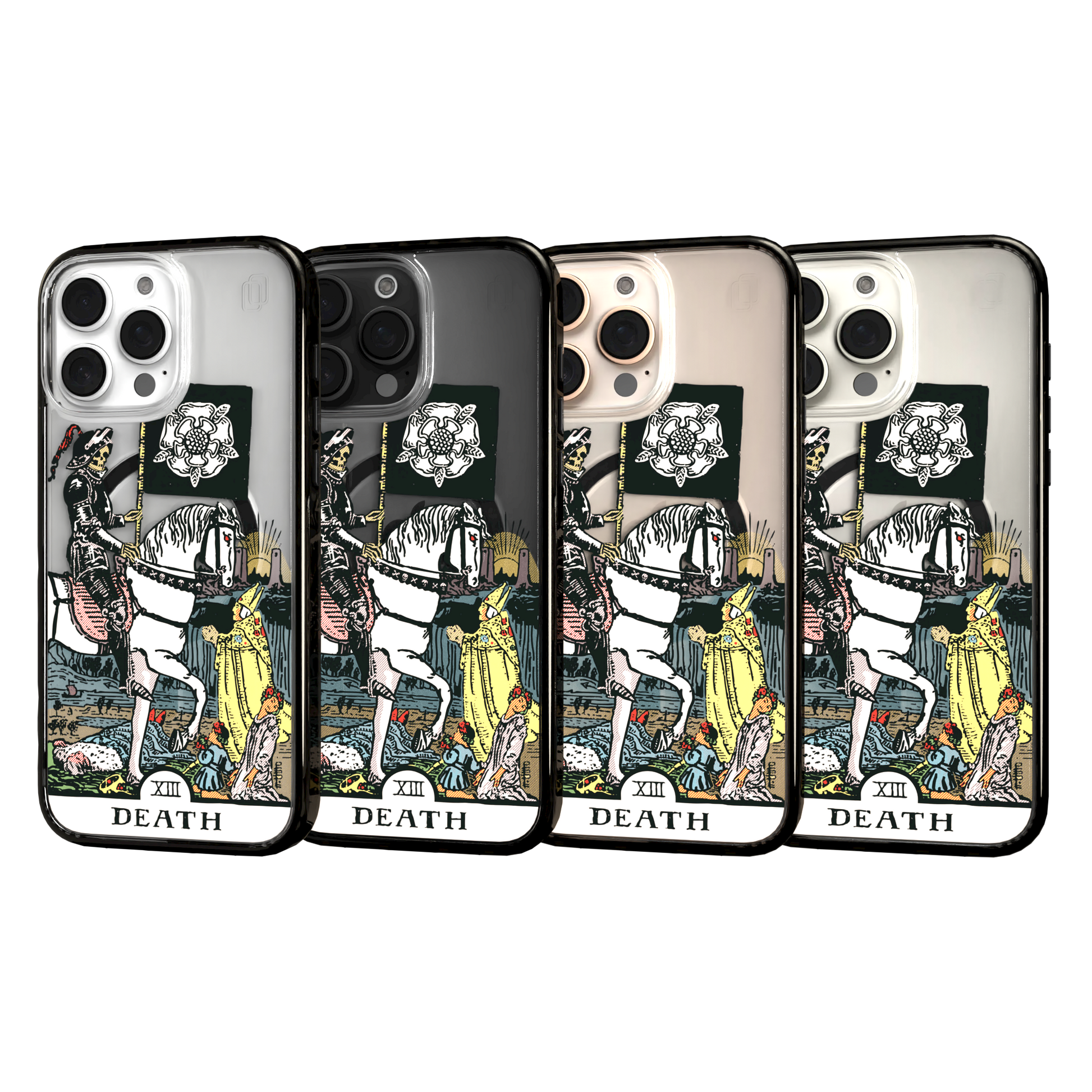 iPhone 16 Series | MagSafe | Tarot Collection | Death Death - Color / iPhone 16 Pro Max / Black