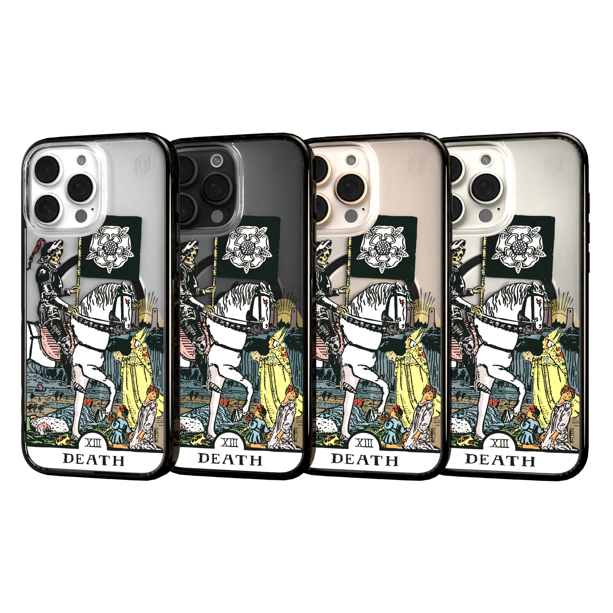 iPhone 16 Series | MagSafe | Tarot Collection | Death Death - Color / iPhone 16 Pro Max / Black