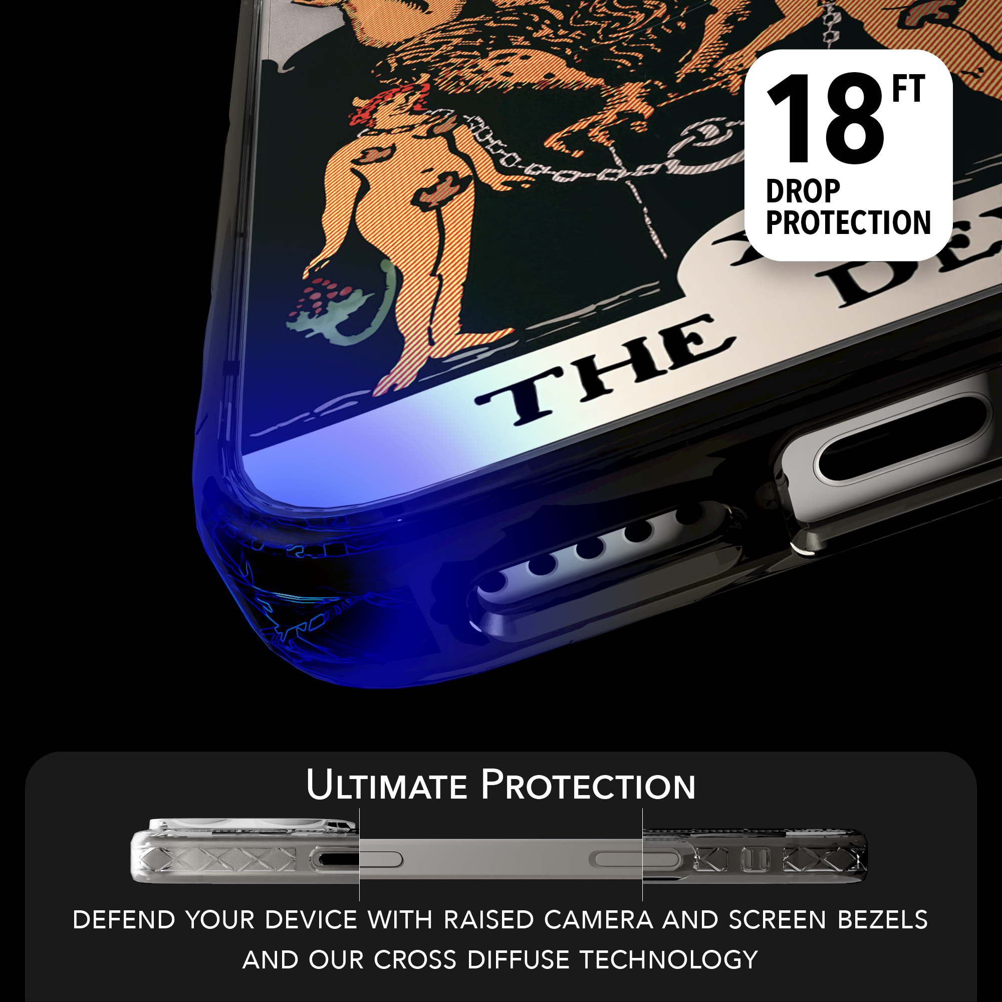 iPhone 16 Series | MagSafe | Tarot Collection | The Devil The Devil - Color / iPhone 16 Pro Max / Black