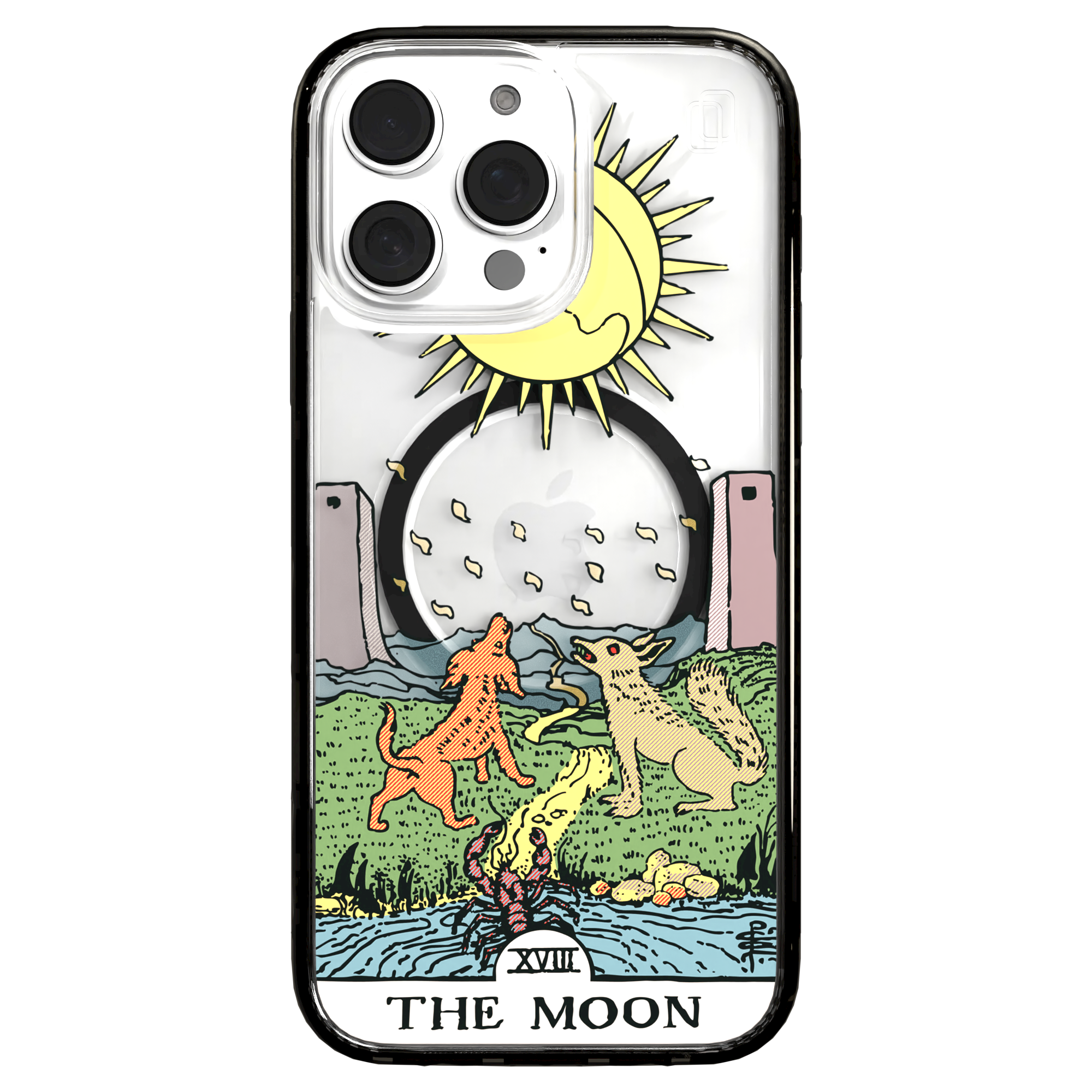iPhone 16 Series | MagSafe | Tarot Collection | The Moon The Moon - Color / iPhone 16 Pro Max / Black