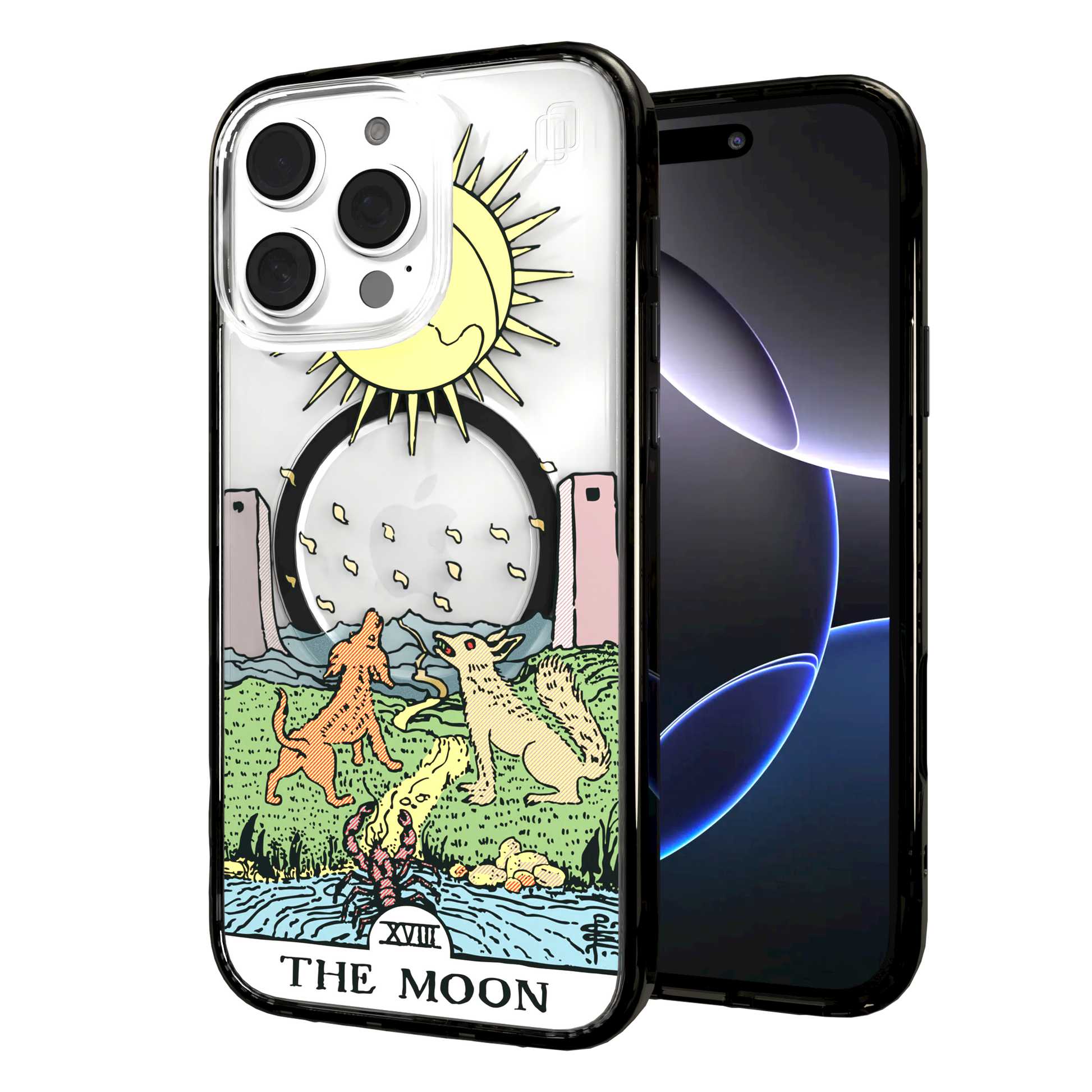 iPhone 16 Series | MagSafe | Tarot Collection | The Moon The Moon - Color / iPhone 16 Pro Max / Black