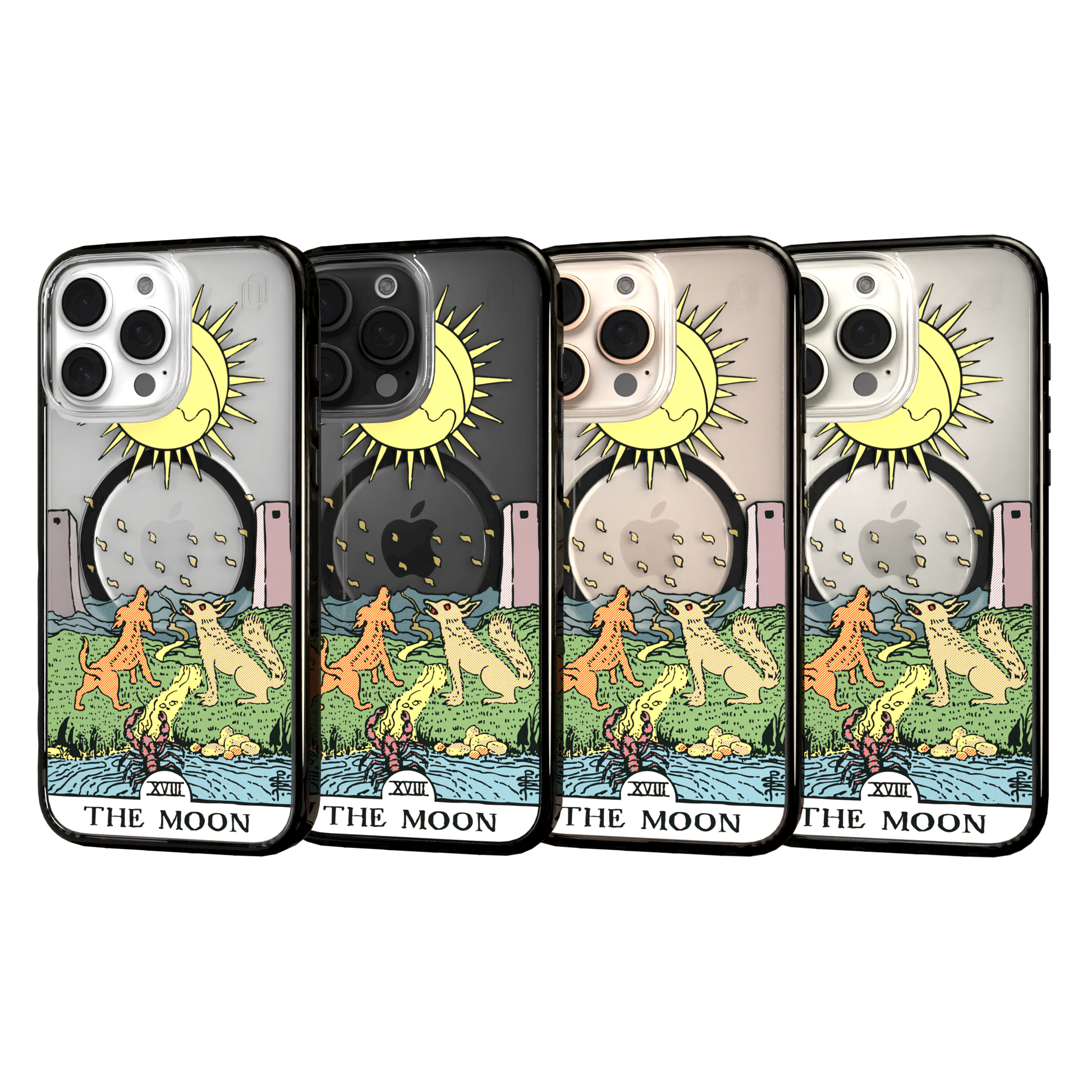 iPhone 16 Series | MagSafe | Tarot Collection | The Moon The Moon - Color / iPhone 16 Pro Max / Black
