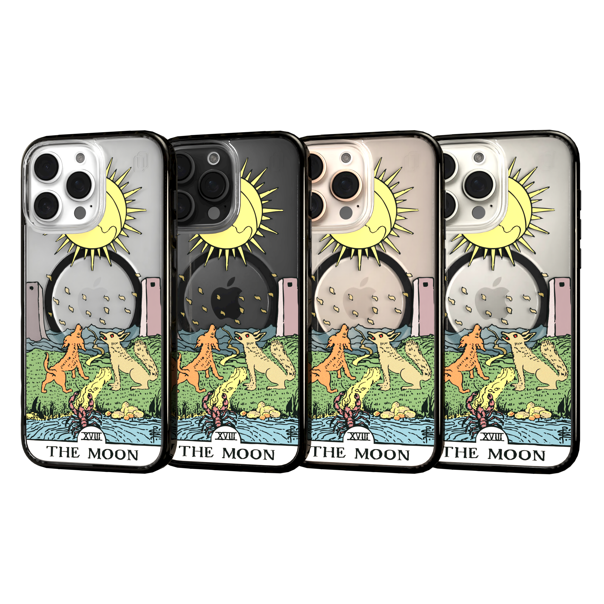 iPhone 16 Series | MagSafe | Tarot Collection | The Moon The Moon - Color / iPhone 16 Pro Max / Black
