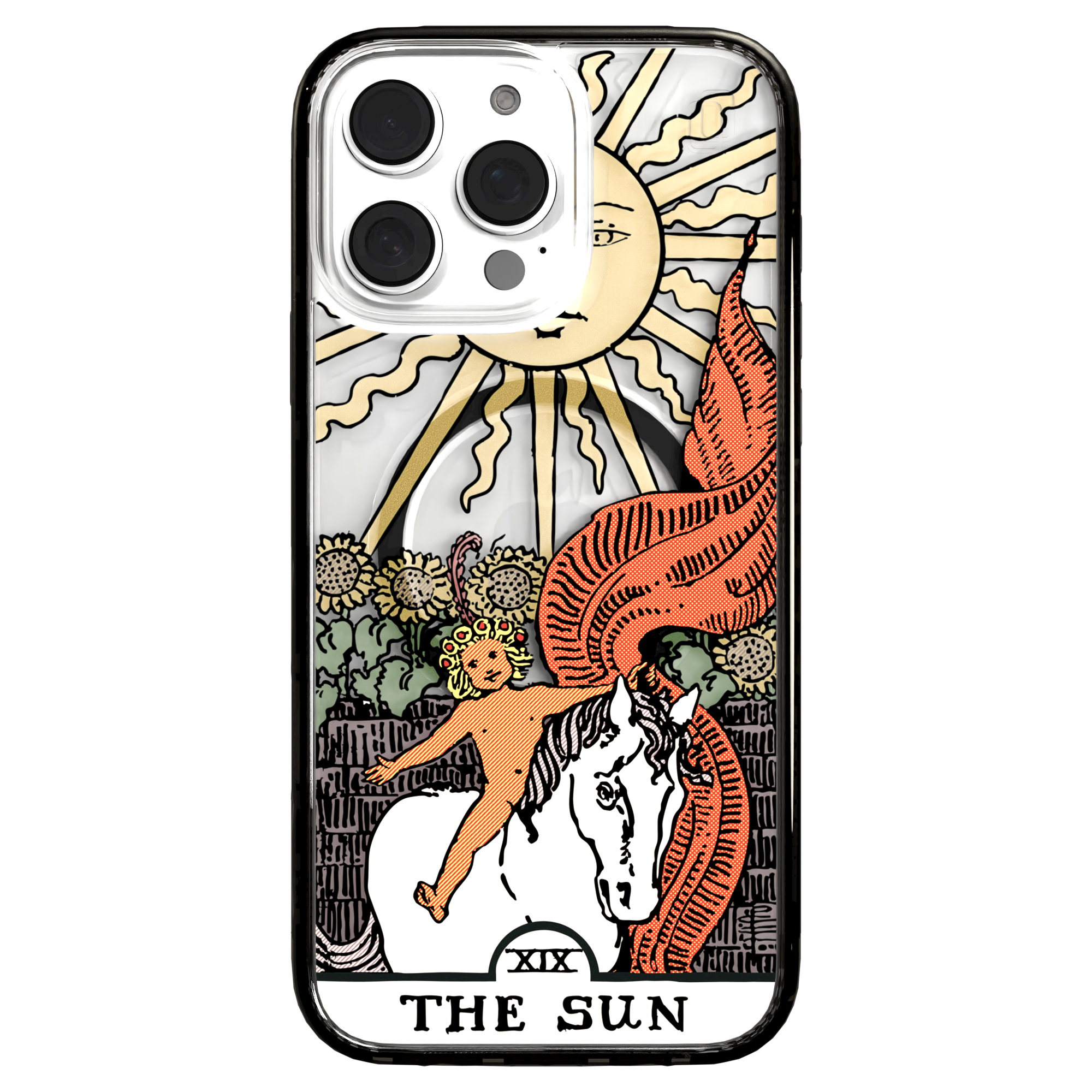 iPhone 16 Series | MagSafe | Tarot Collection | The Sun The Sun - Color / iPhone 16 Pro Max / Black