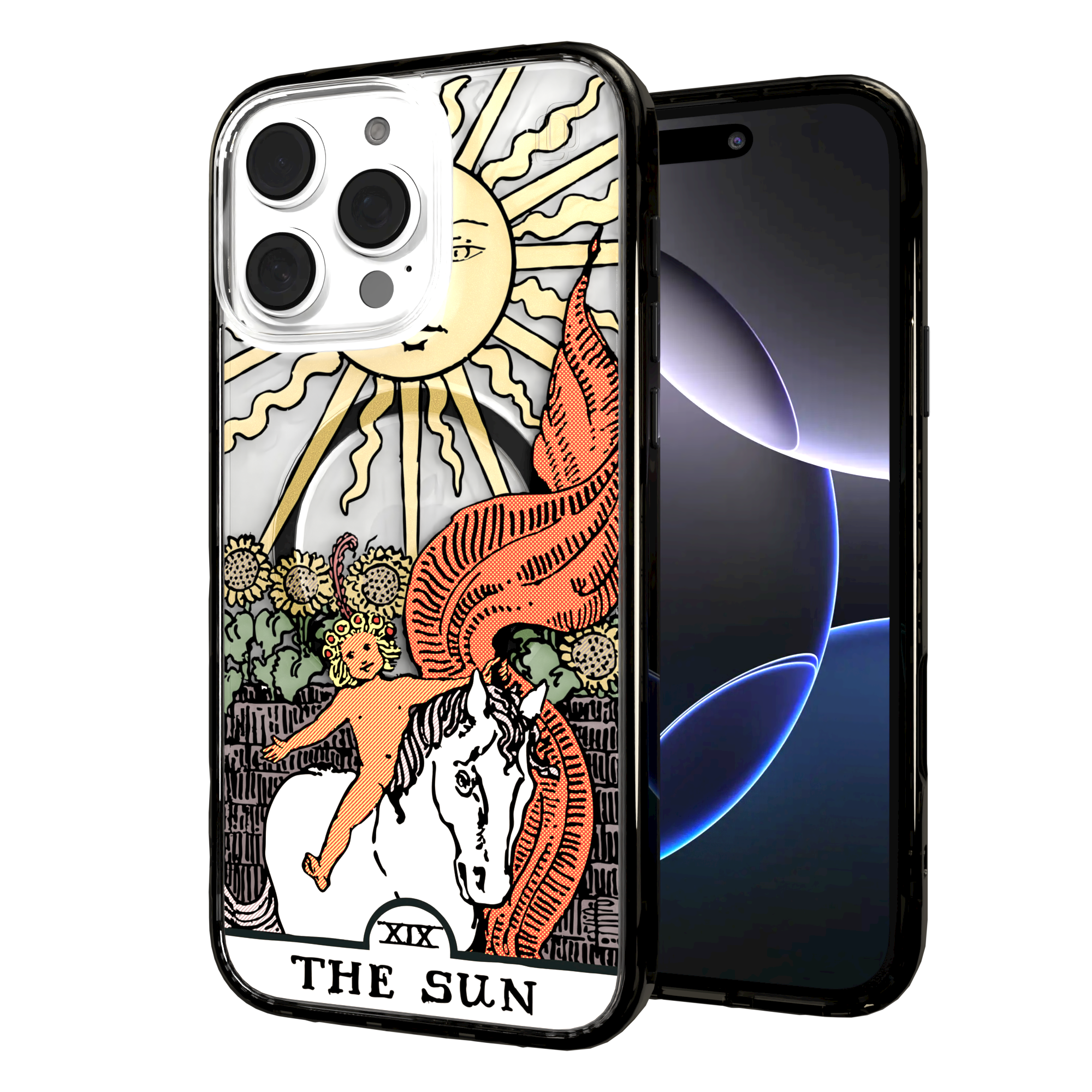iPhone 16 Series | MagSafe | Tarot Collection | The Sun The Sun - Color / iPhone 16 Pro Max / Black