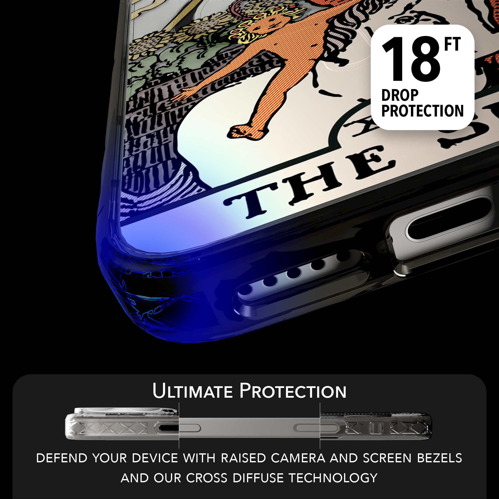 iPhone 16 Series | MagSafe | Tarot Collection | The Sun The Sun - Color / iPhone 16 Pro Max / Black