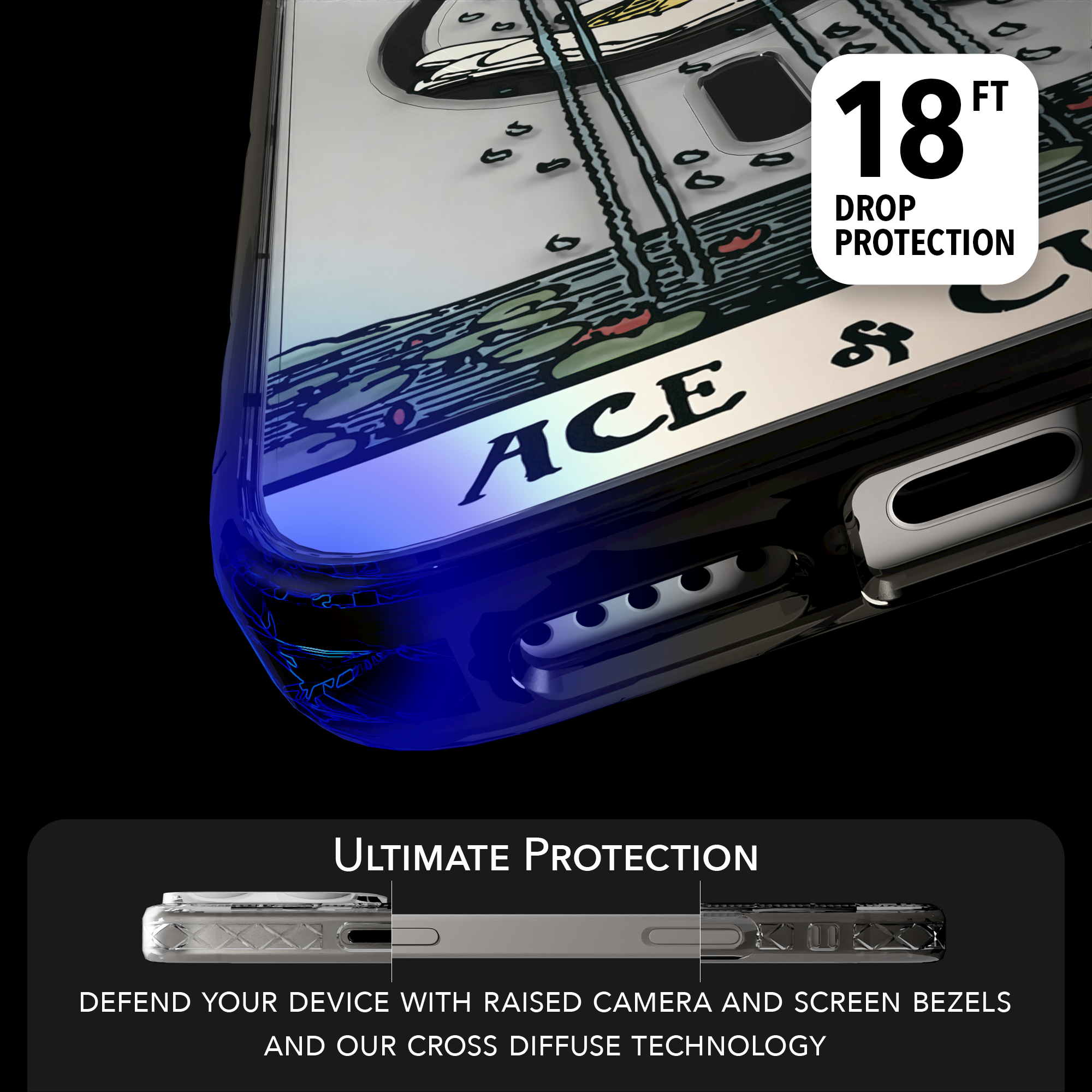 iPhone 16 Series | MagSafe | Tarot Collection | Ace of Cups Ace of Cups - Color / iPhone 16 Pro Max / Black