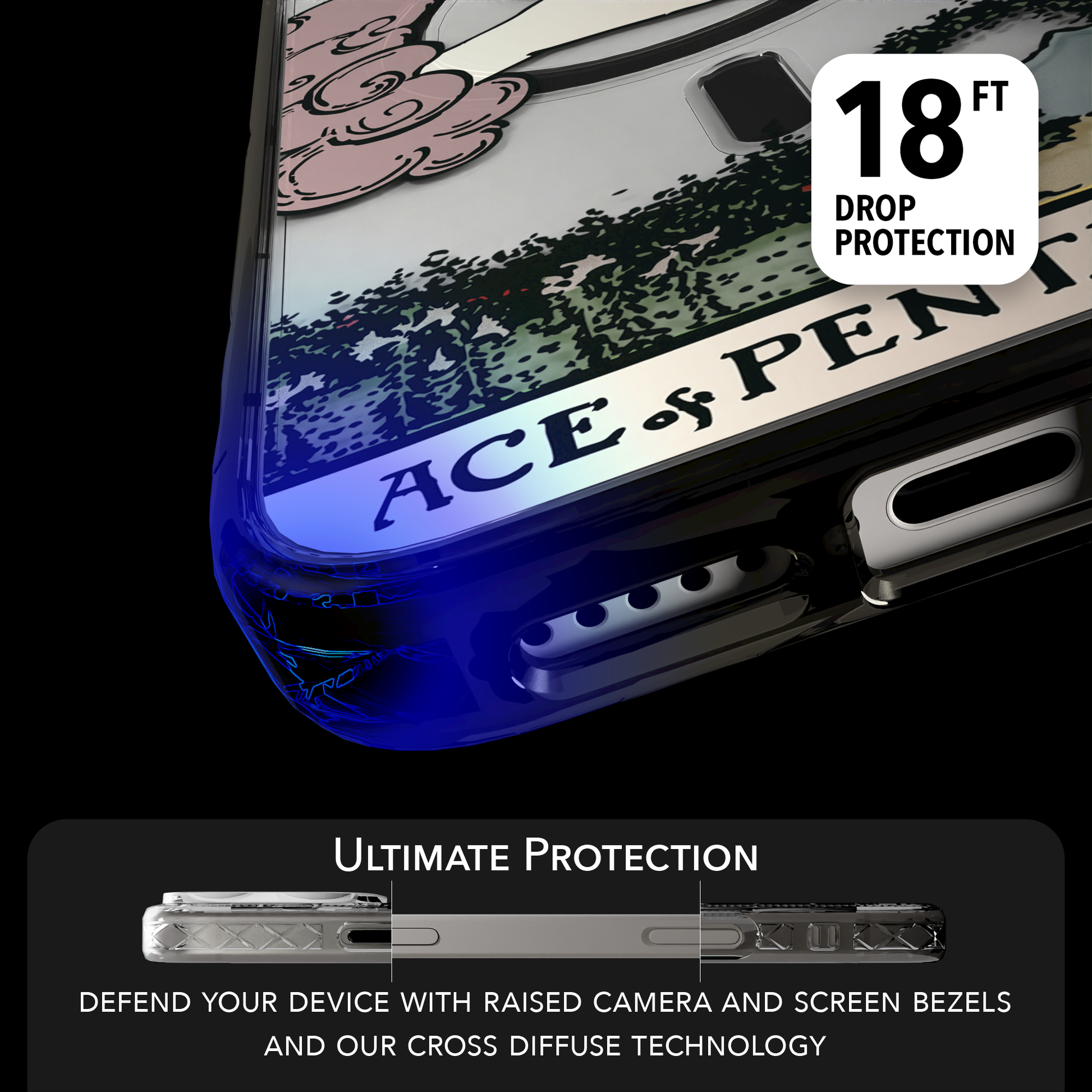iPhone 16 Series | MagSafe | Tarot Collection | Ace of Pentacles Ace of Pentacles - Color / iPhone 16 Pro Max / Black