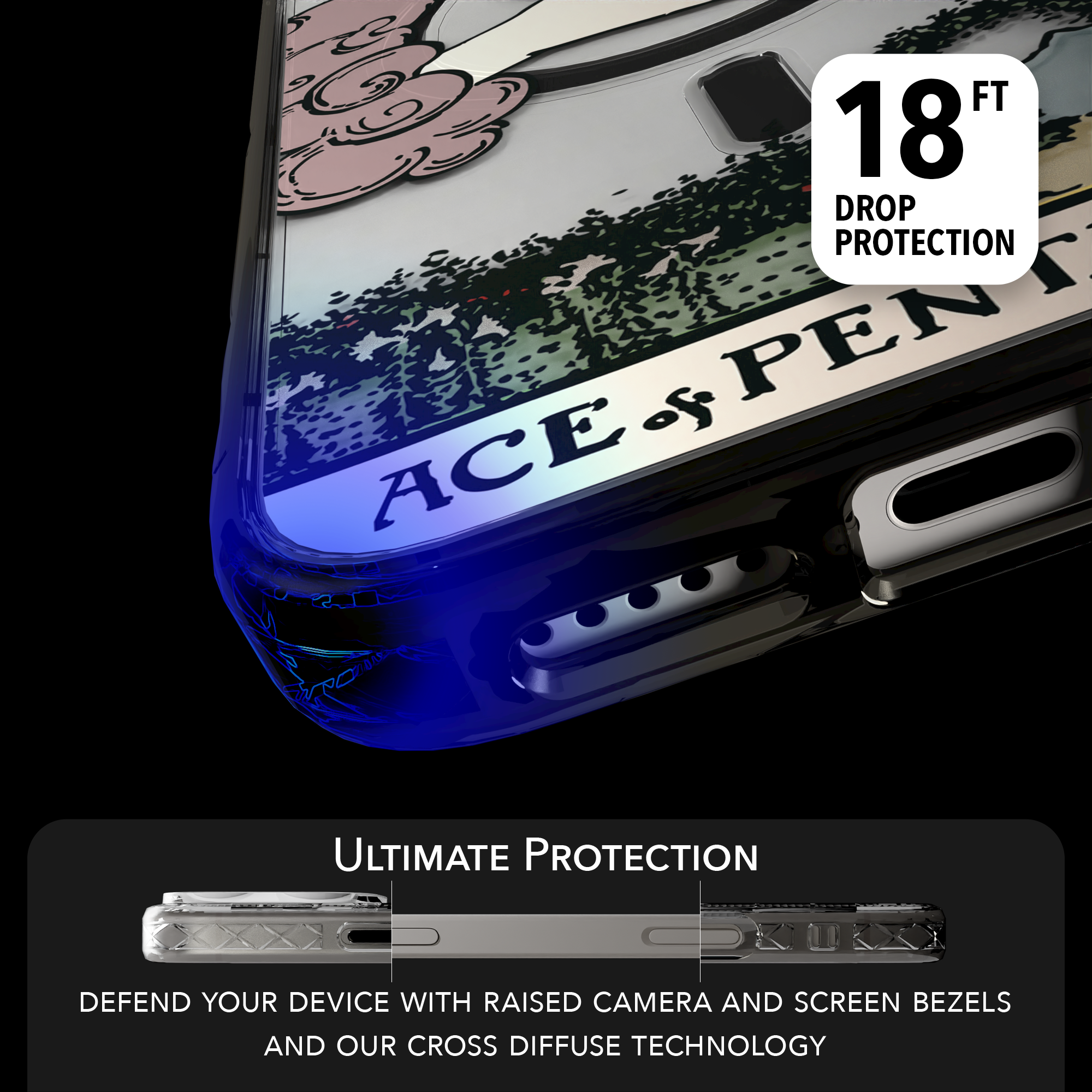 iPhone 16 Series | MagSafe | Tarot Collection | Ace of Pentacles Ace of Pentacles - Color / iPhone 16 Pro Max / Black