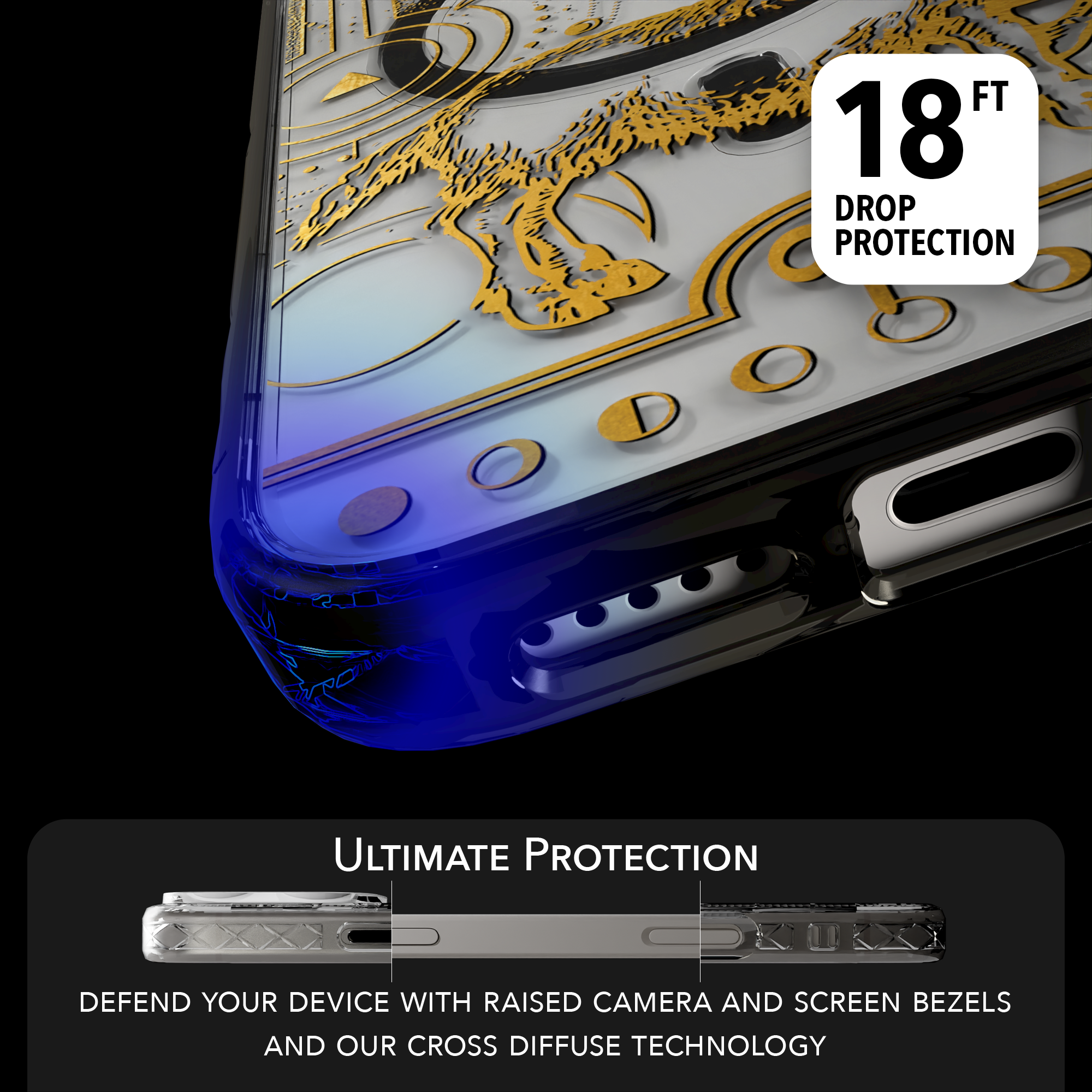 iPhone 16 Series | MagSafe | Zodiac Collection | Aries Aries Gold / iPhone 16 Pro Max / Black