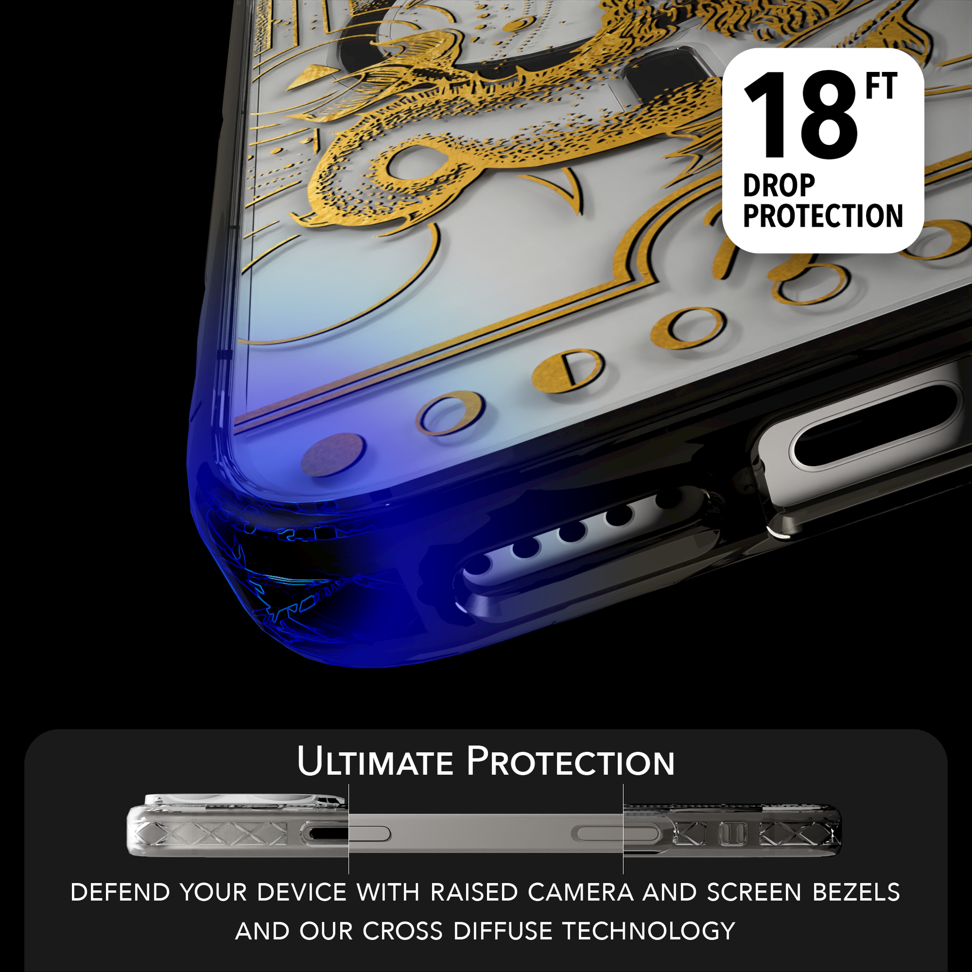 iPhone 16 Series | MagSafe | Zodiac Collection |Capricorn Capricorn Gold / iPhone 16 Pro Max / Black