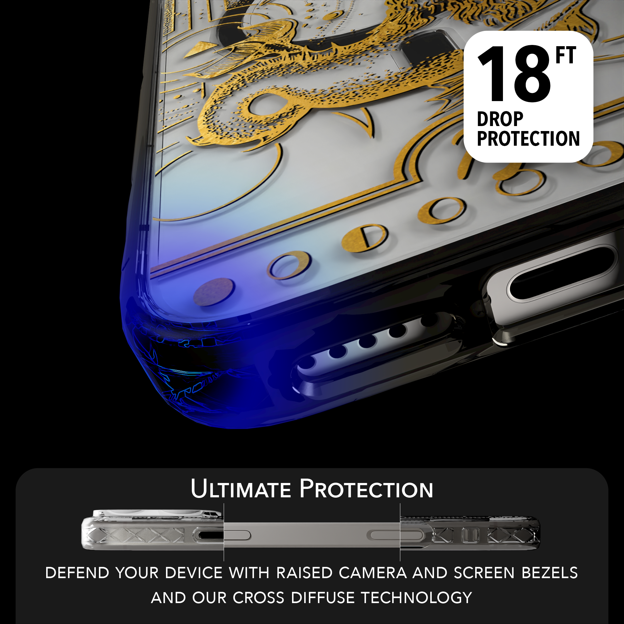 iPhone 16 Series | MagSafe | Zodiac Collection |Capricorn Capricorn Gold / iPhone 16 Pro Max / Black