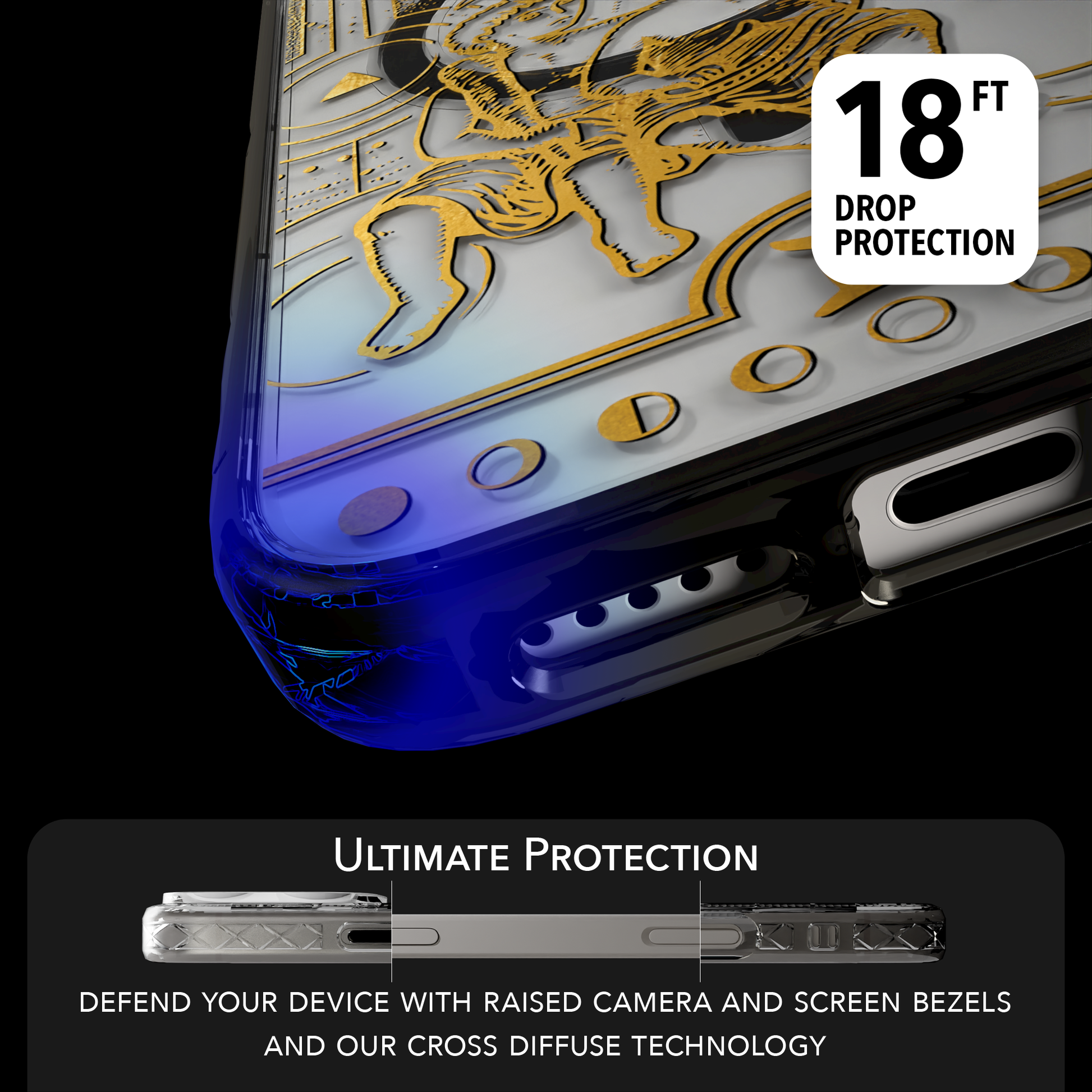 iPhone 16 Series | MagSafe | Zodiac Collection | Gemini Gemini Gold / iPhone 16 Pro Max / Black