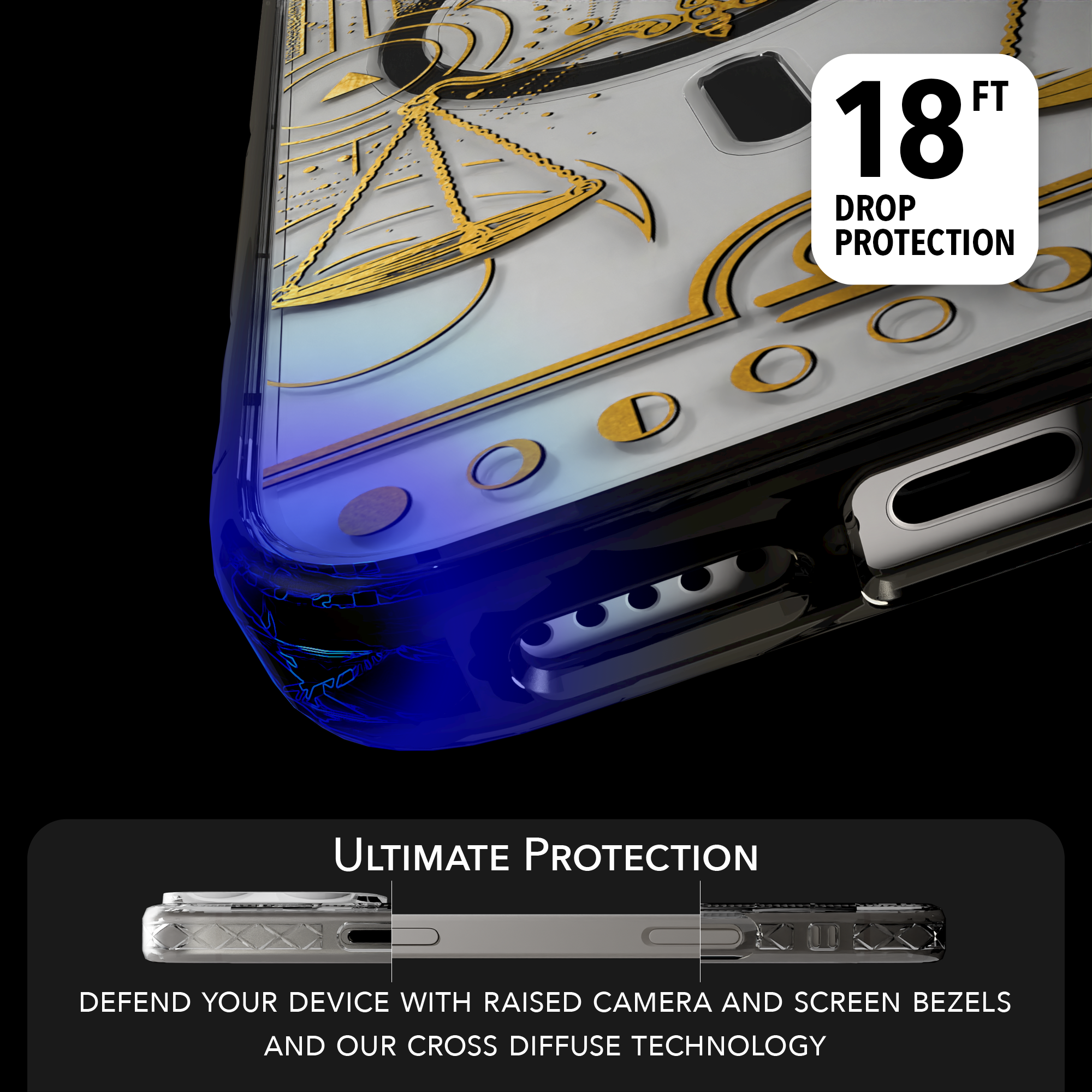 iPhone 16 Series | MagSafe | Zodiac Collection | Libra Libra Gold / iPhone 16 Pro Max / Black