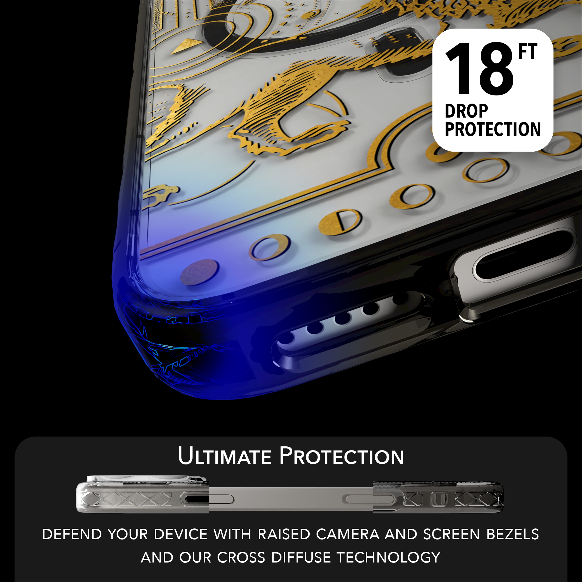 iPhone 16 Series | MagSafe | Zodiac Collection | Leo Leo Gold / iPhone 16 Pro Max / Black