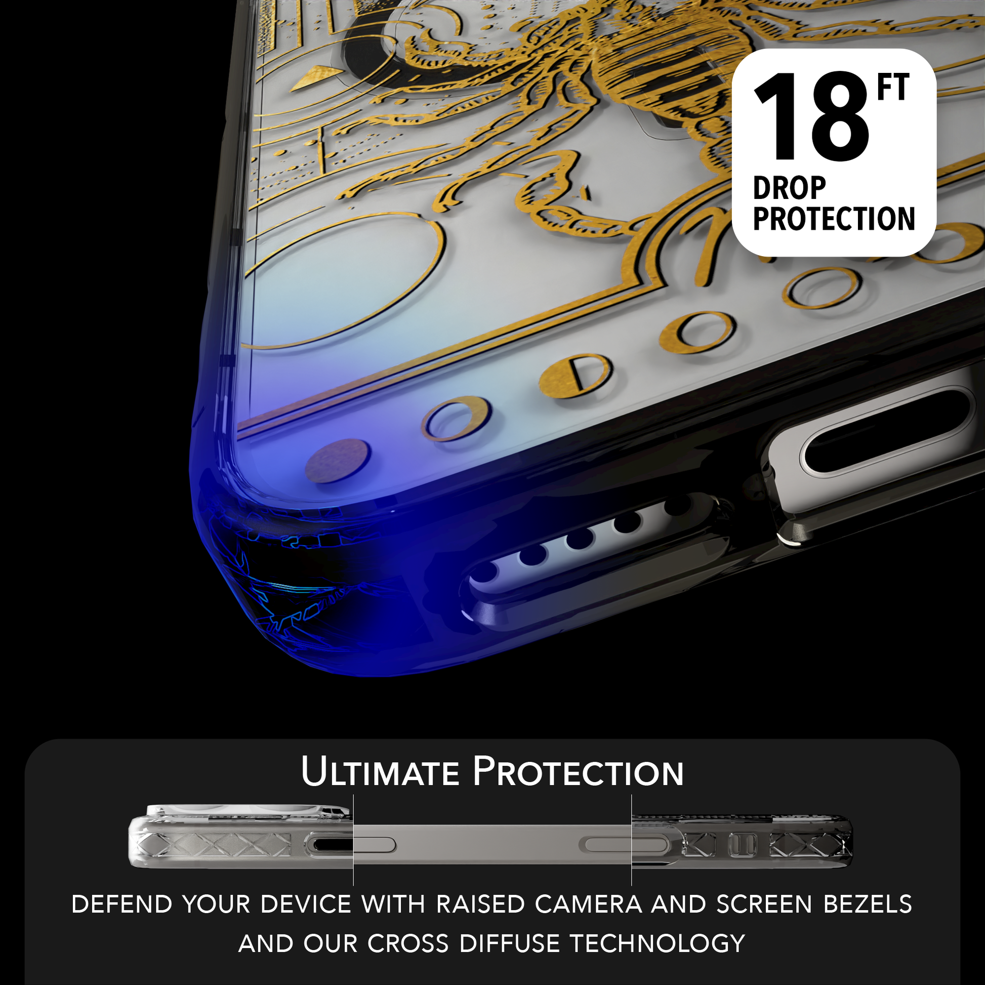 iPhone 16 Series | MagSafe | Zodiac Collection | Scorpio Scorpio Gold / iPhone 16 Pro Max / Black