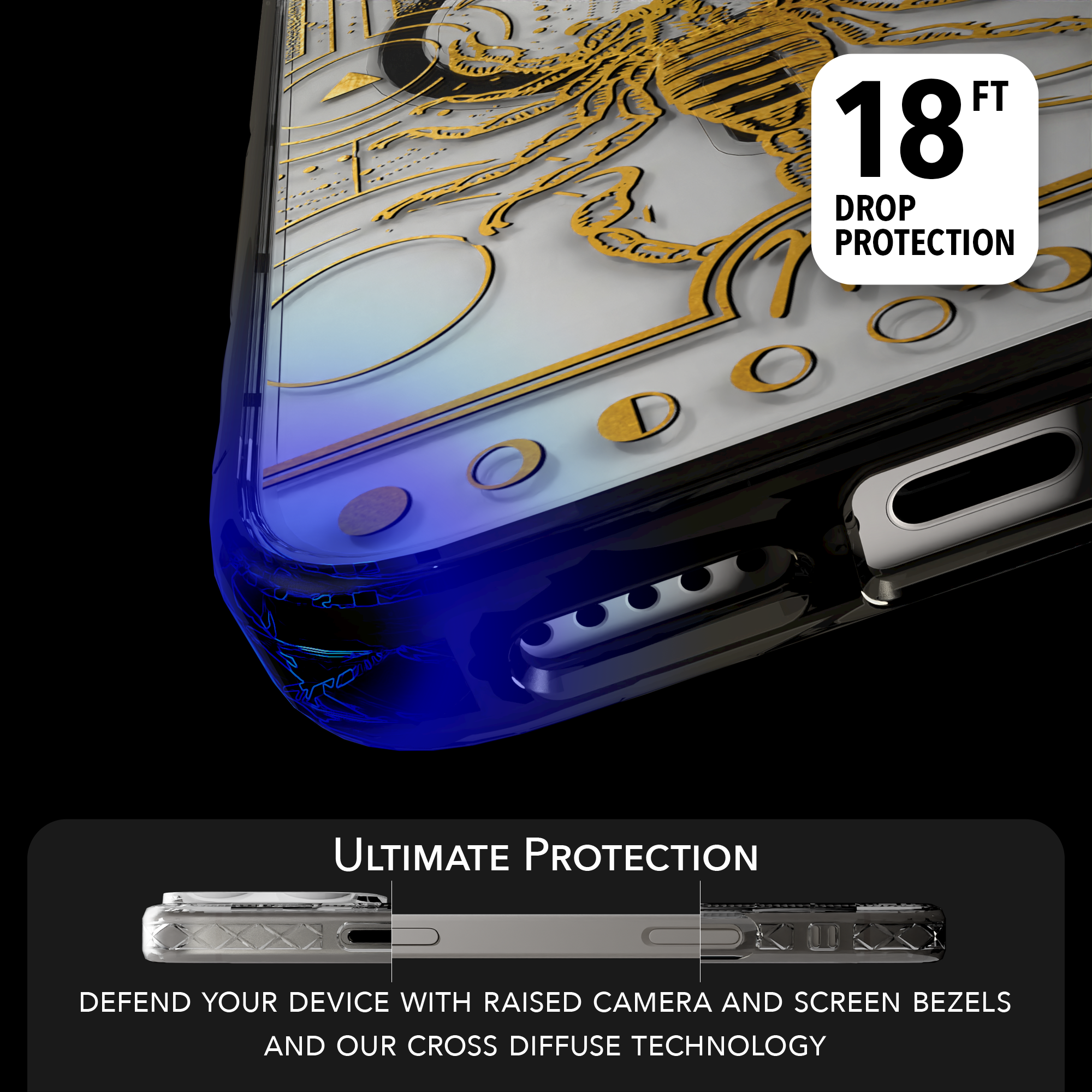 iPhone 16 Series | MagSafe | Zodiac Collection | Scorpio Scorpio Gold / iPhone 16 Pro Max / Black