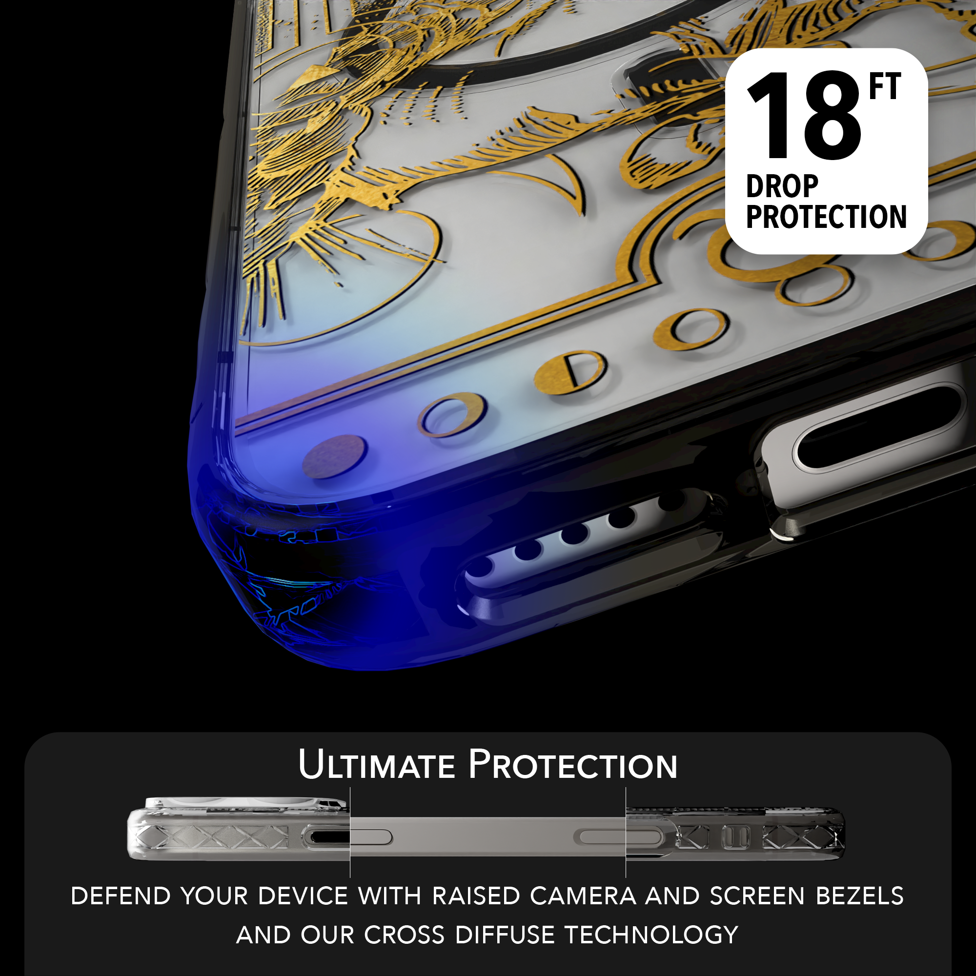 iPhone 16 Series | MagSafe | Zodiac Collection | Taurus Taurus Gold / iPhone 16 Pro Max / Black