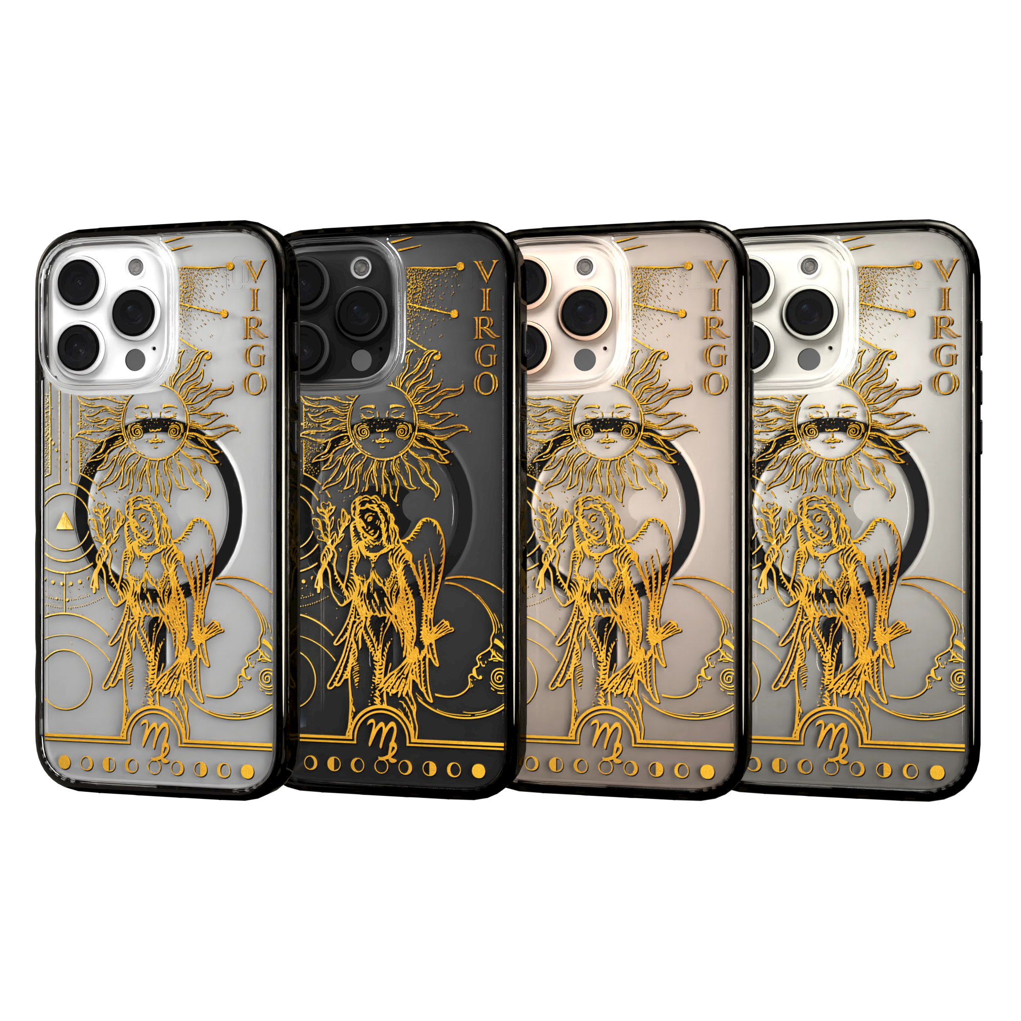 iPhone 16 Series | MagSafe | Zodiac Collection | Virgo Virgo Gold / iPhone 16 Pro Max / Black
