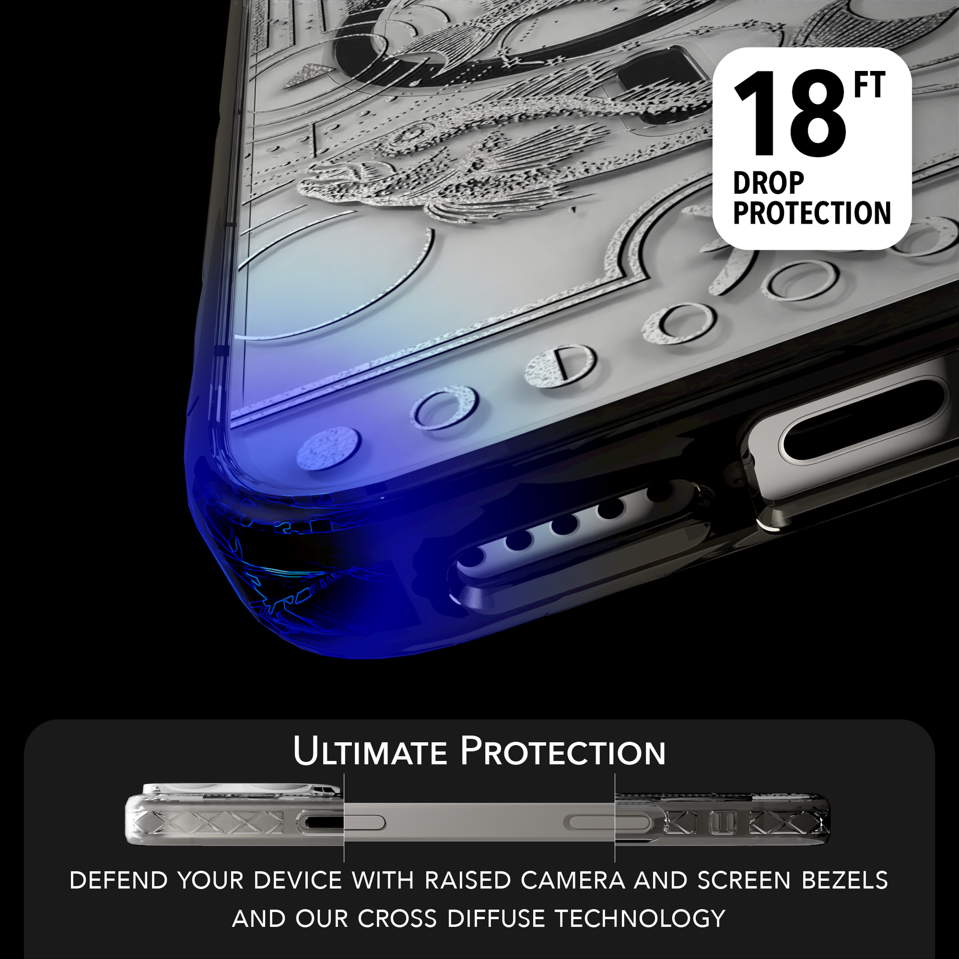 iPhone 16 Series | MagSafe | Zodiac Collection | Pisces Pisces Silver / iPhone 16 Pro Max / Black
