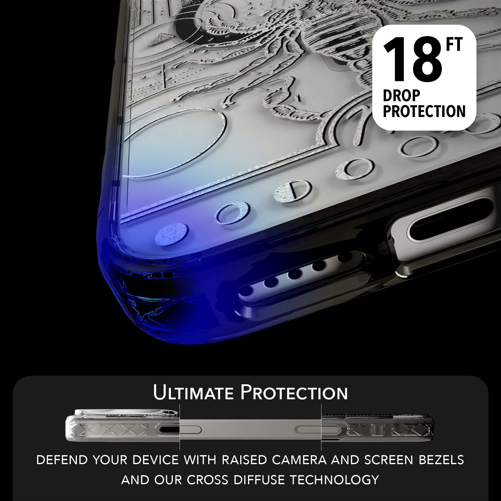 iPhone 16 Series | MagSafe | Zodiac Collection | Scorpio Scorpio Silver / iPhone 16 Pro Max / Black