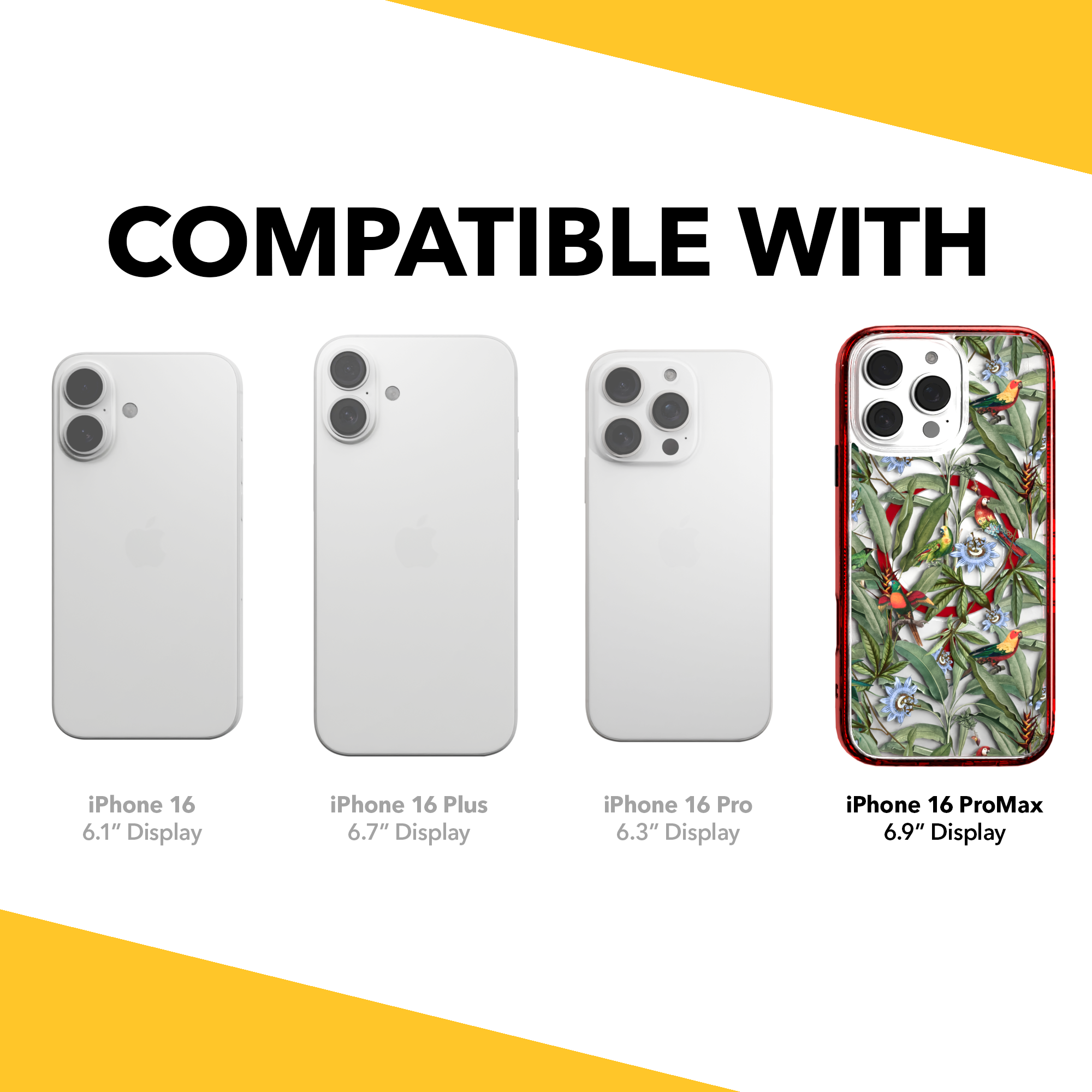 iPhone 16 Series | MagSafe | Bird Case | Parrot Haven Parrot Haven / iPhone 16 Pro Max / Red