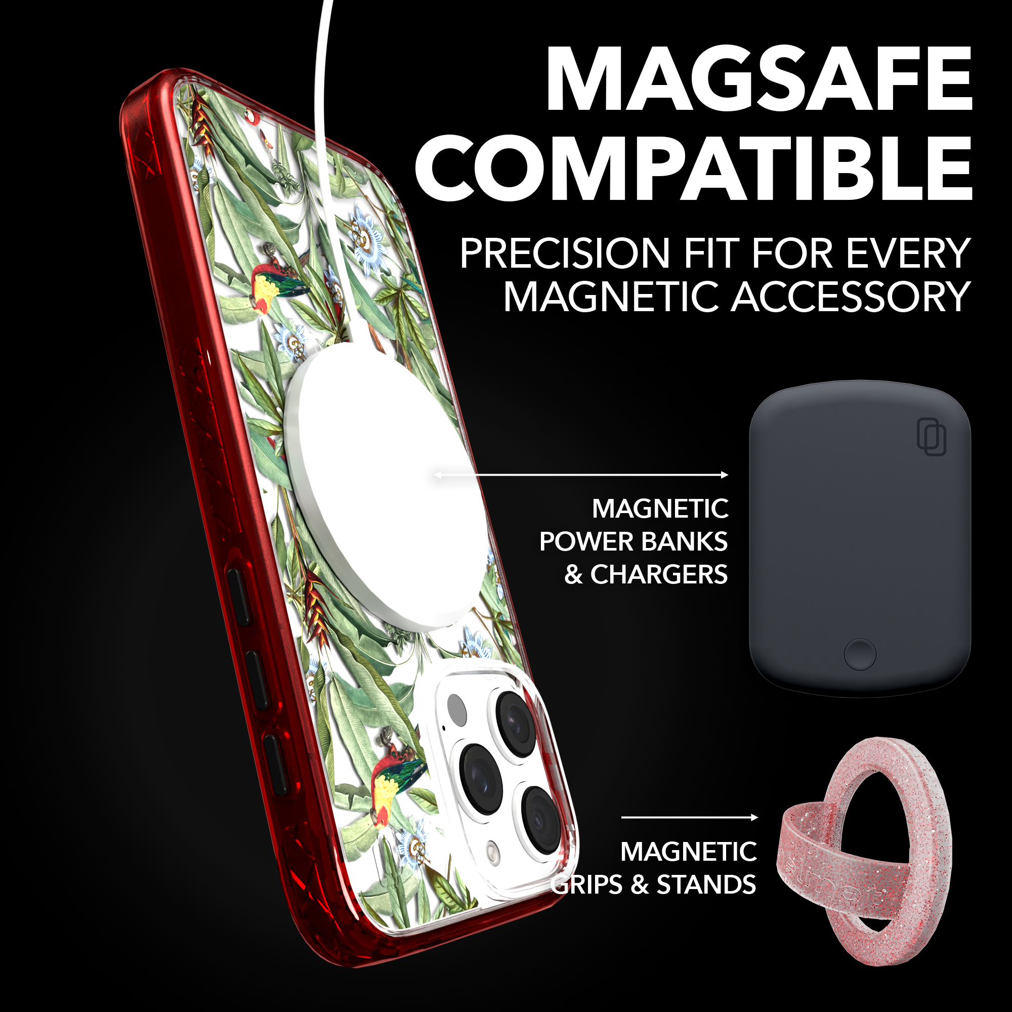 iPhone 16 Series | MagSafe | Bird Case | Parrot Haven