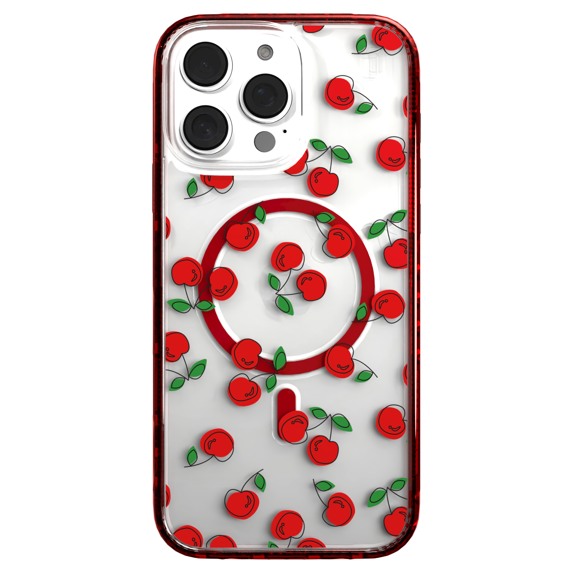 iPhone 16 Series | MagSafe | Fruit Bowl Collection | Bowl O' Cherries Bowl O' Cherries / iPhone 16 Pro Max / Red
