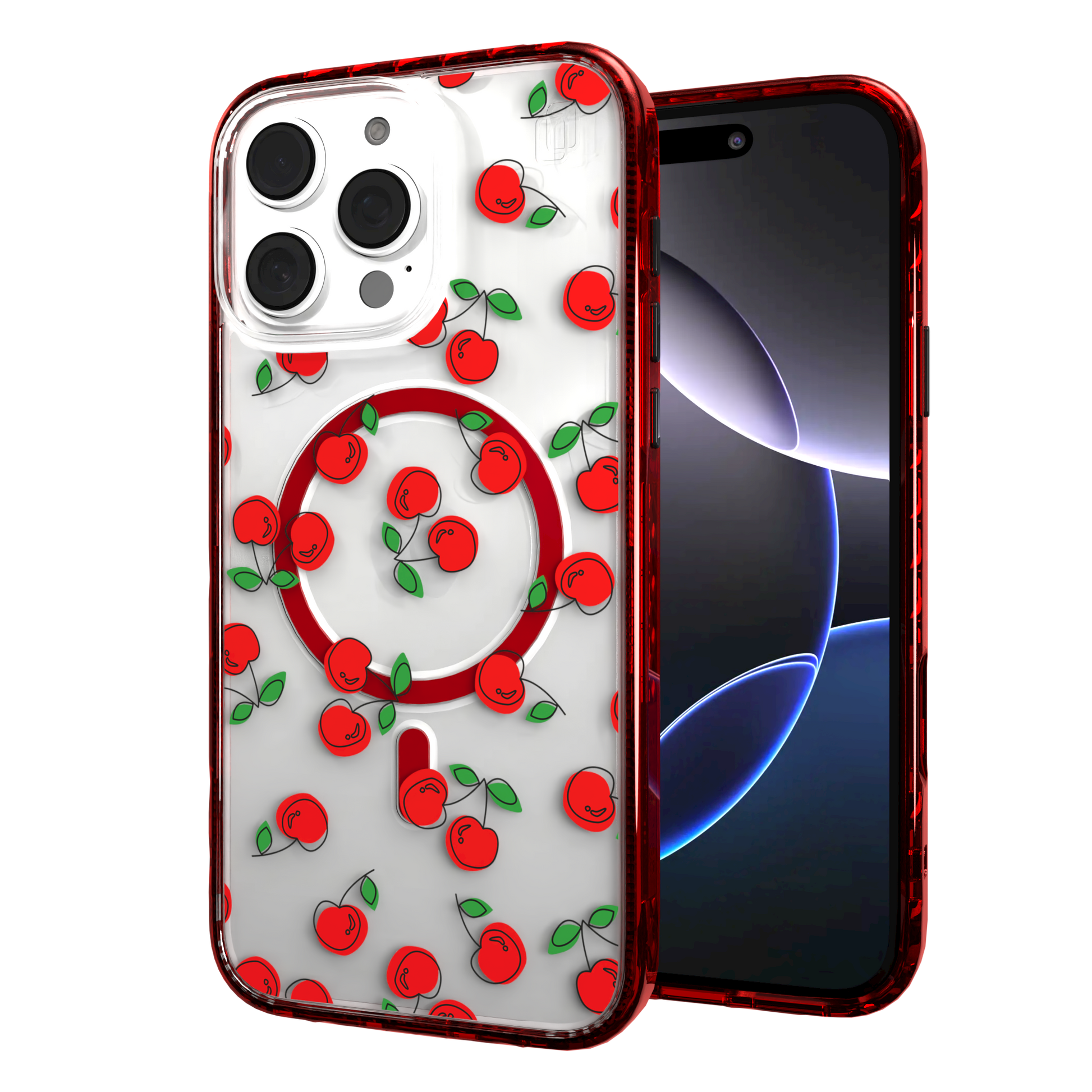 iPhone 16 Series | MagSafe | Fruit Bowl Collection | Bowl O' Cherries Bowl O' Cherries / iPhone 16 Pro Max / Red