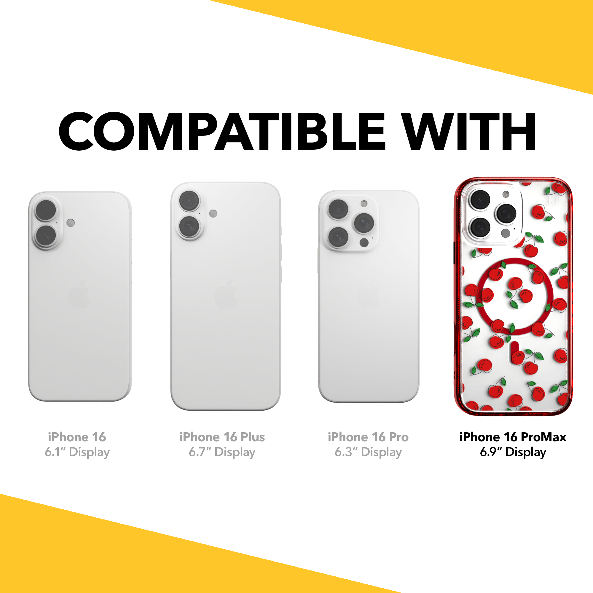 iPhone 16 Series | MagSafe | Fruit Bowl Collection | Bowl O' Cherries Bowl O' Cherries / iPhone 16 Pro Max / Red