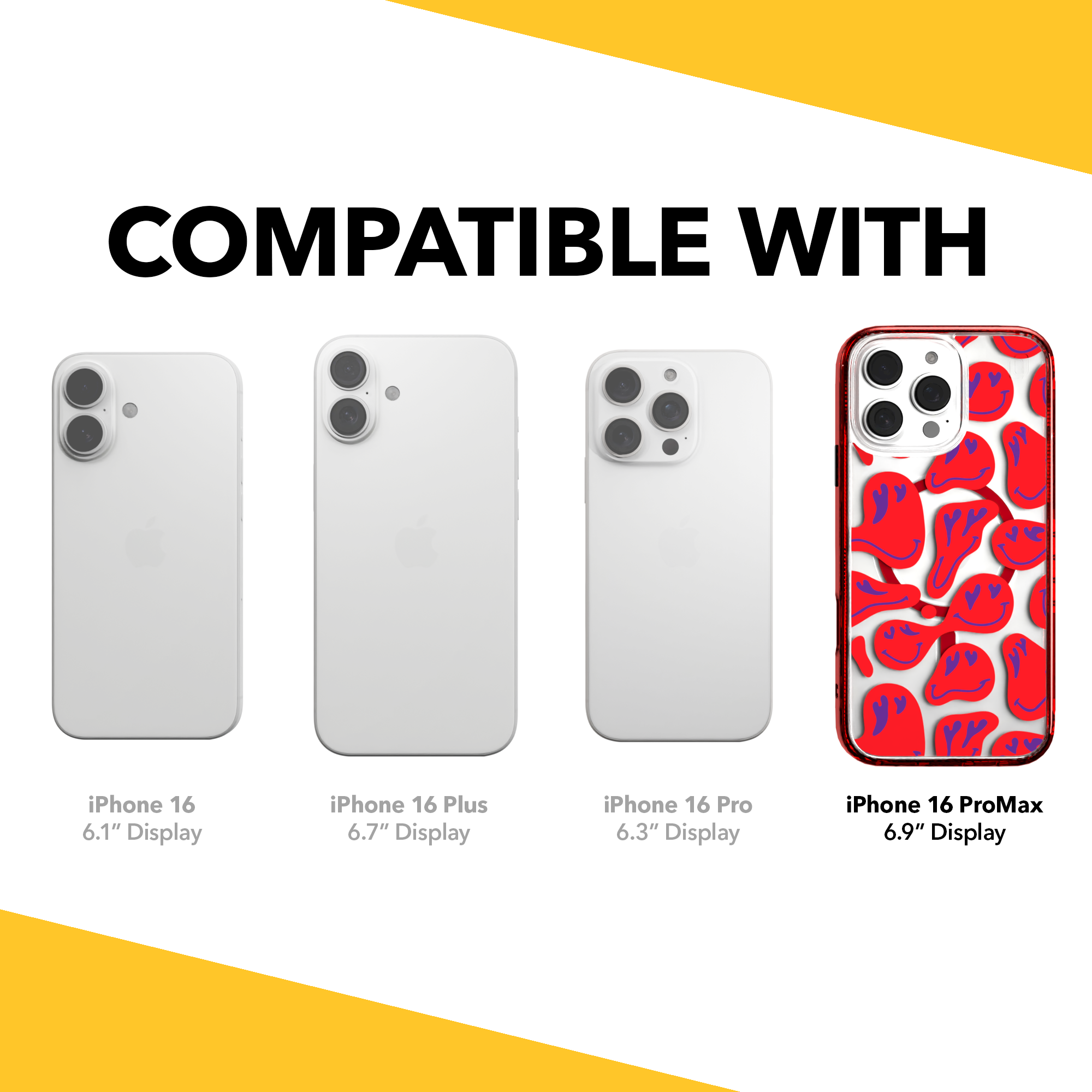iPhone 16 Series | MagSafe | Heart Collection | Melting Bliss Heart Case Melting Bliss / iPhone 16 Pro Max / Red