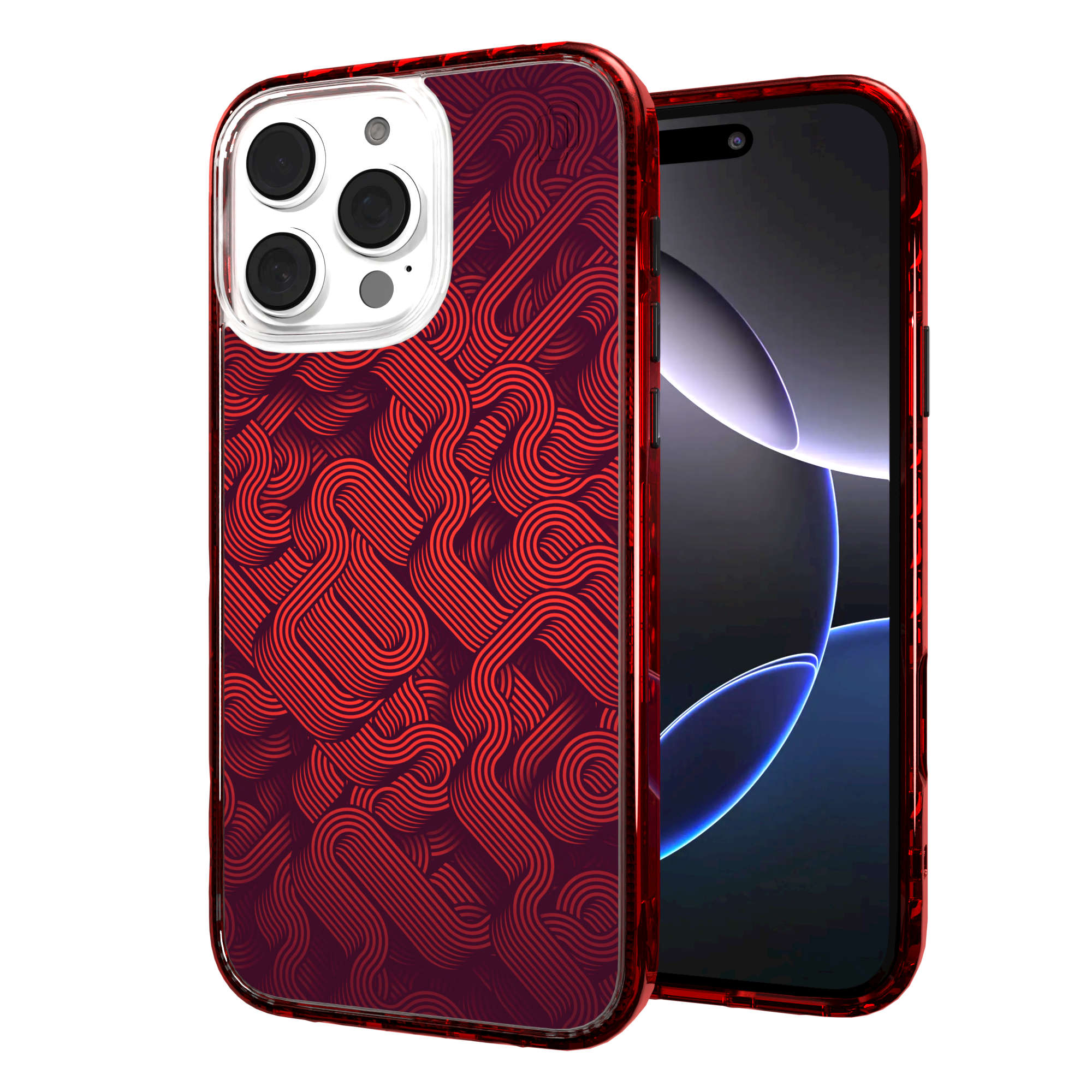 iPhone 16 Series | MagSafe | Monochromatic Case Designs | Red Dimensions Red Dimensions / iPhone 16 Pro Max / Red