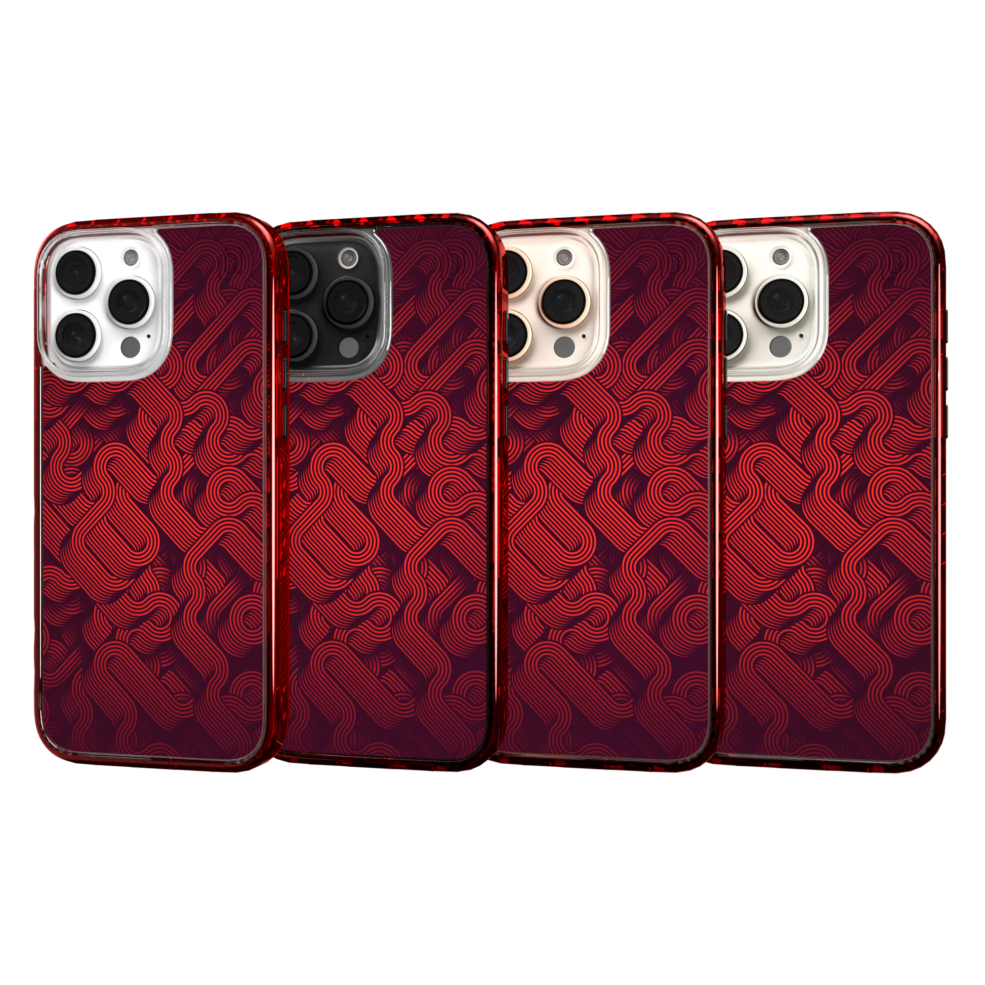 iPhone 16 Series | MagSafe | Monochromatic Case Designs | Red Dimensions Red Dimensions / iPhone 16 Pro Max / Red