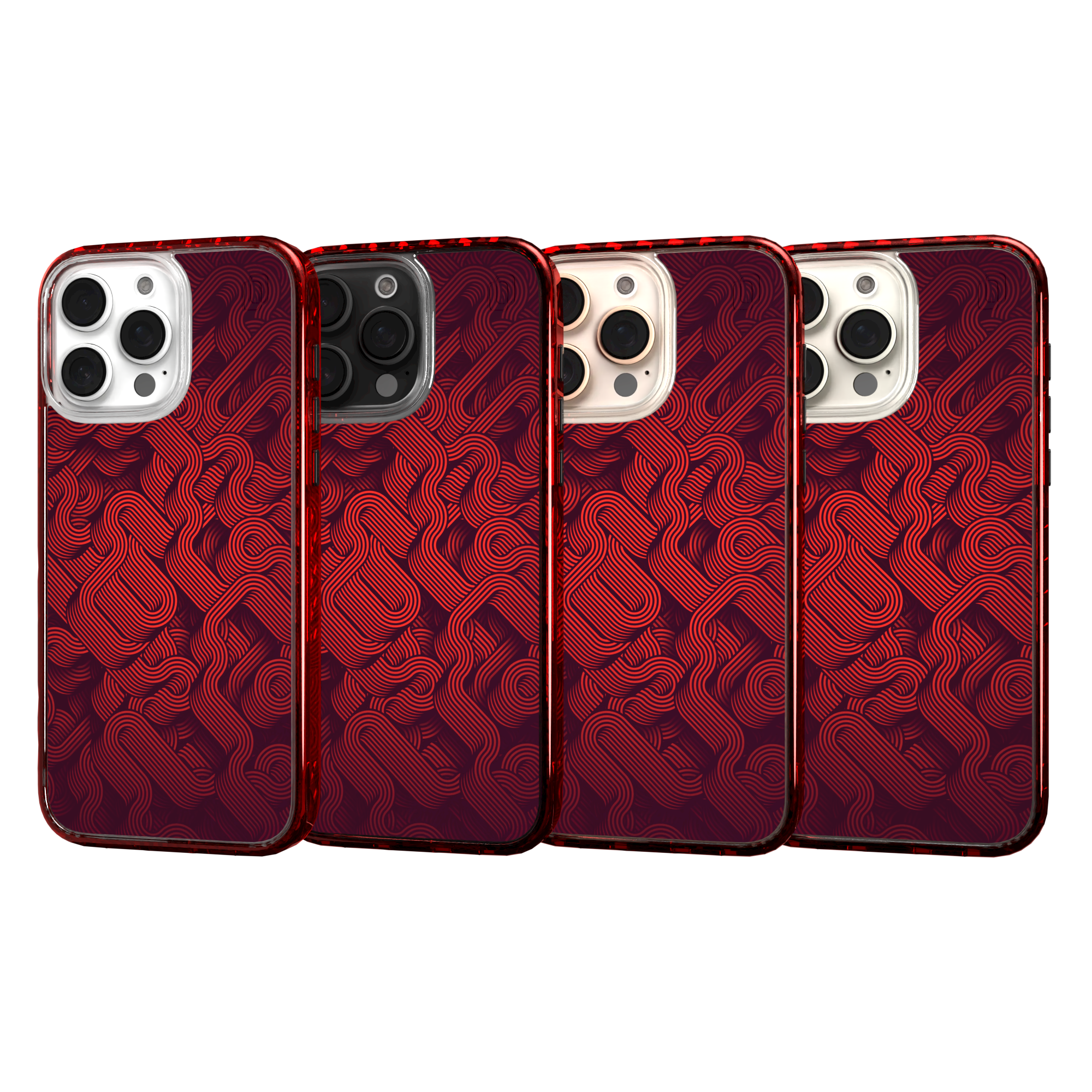 iPhone 16 Series | MagSafe | Monochromatic Case Designs | Red Dimensions Red Dimensions / iPhone 16 Pro Max / Red