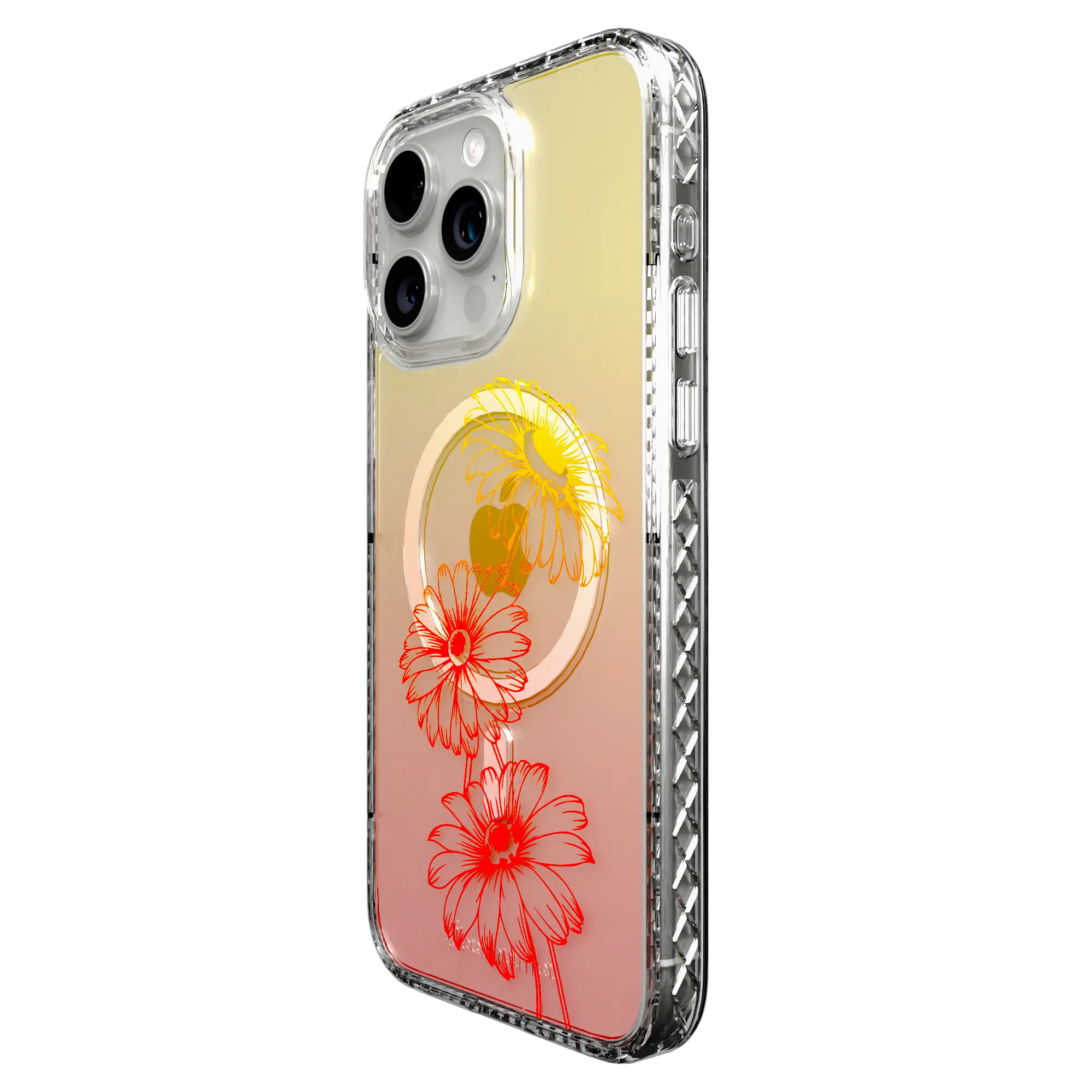 Citrus Splash | Protective MagSafe Case | Ombre Bouquet Collection for Apple iPhone 15 Series cellhelmet cellhelmet