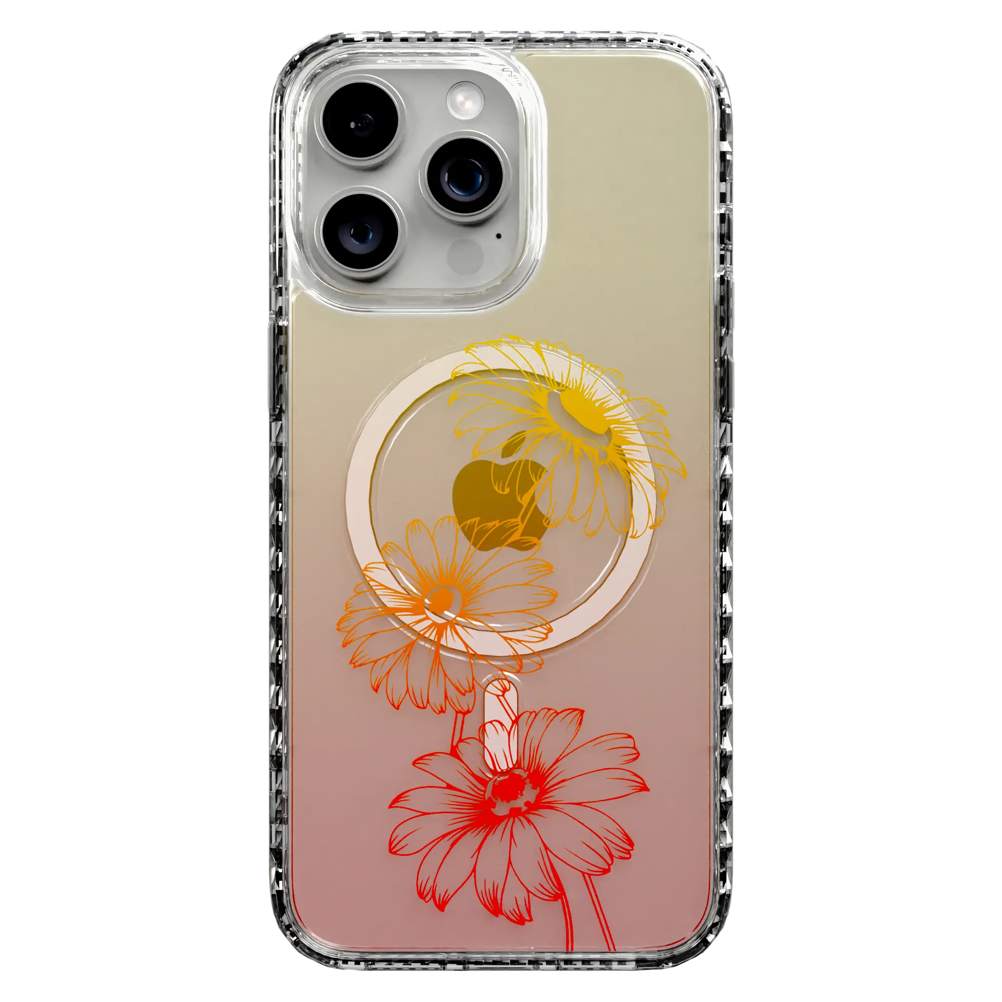 Citrus Splash | Protective MagSafe Case | Ombre Bouquet Collection for Apple iPhone 15 Series cellhelmet cellhelmet