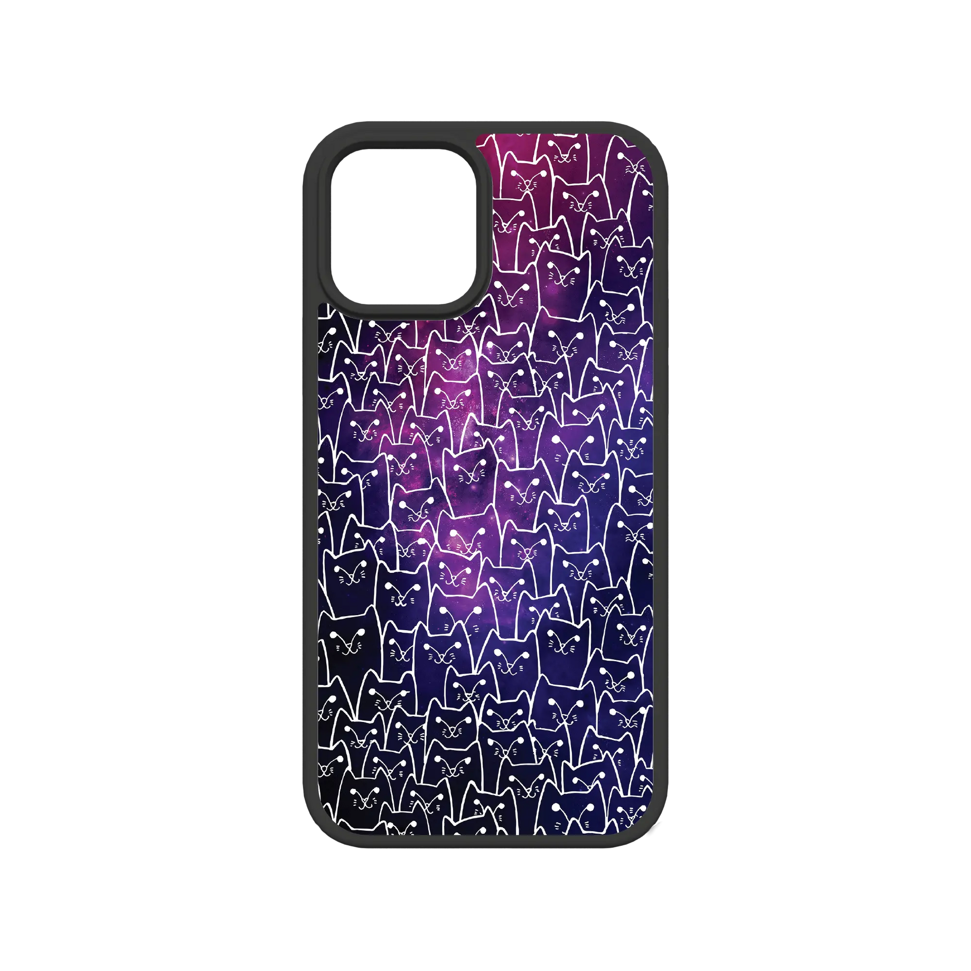 Apple-iPhone-12-12-Pro-Crystal-Clear Cosmic Meow | Protective MagSafe Case | Cats Meow Series for Apple iPhone 12 Series cellhelmet cellhelmet