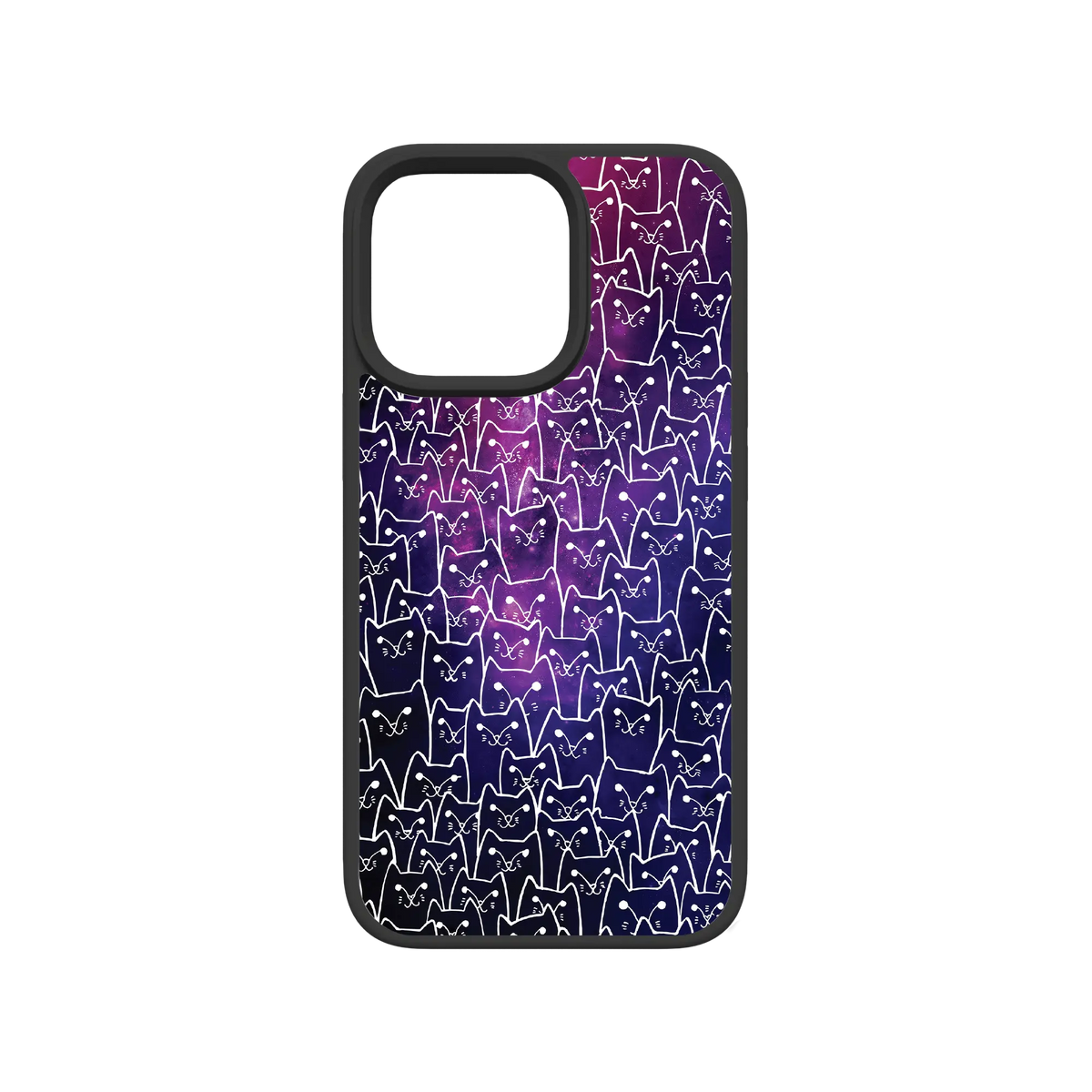 Apple-iPhone-13-Pro-Crystal-Clear Cosmic Meow | Protective MagSafe Case | Cats Meow Series for Apple iPhone 13 Series cellhelmet cellhelmet
