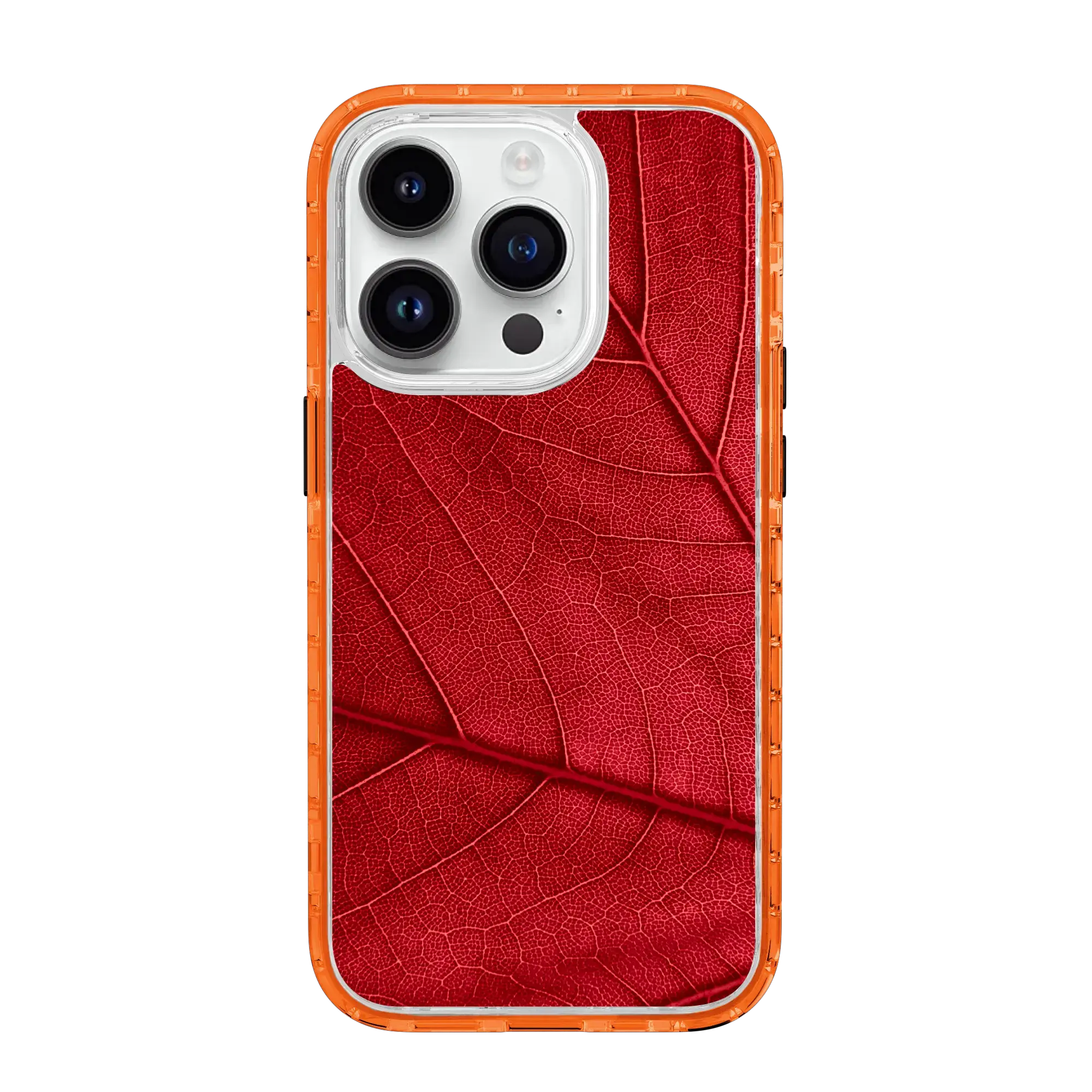 Crimson Cascade | Autumn Leaves | Custom MagSafe Case Design for Apple iPhone 14 Series