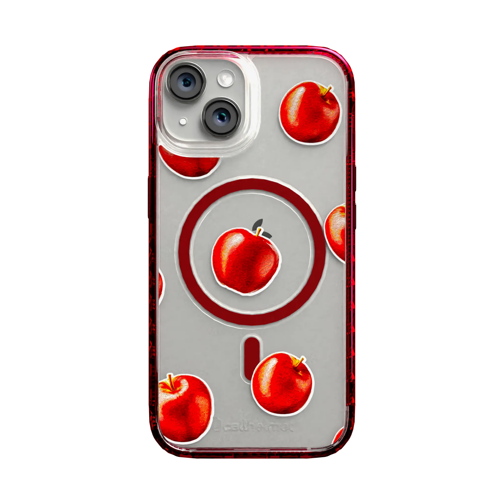 Apple-iPhone-14-Turbo-Red Crisp Apple | Protective MagSafe Case | Fruits Collection for Apple iPhone 14 Series cellhelmet cellhelmet