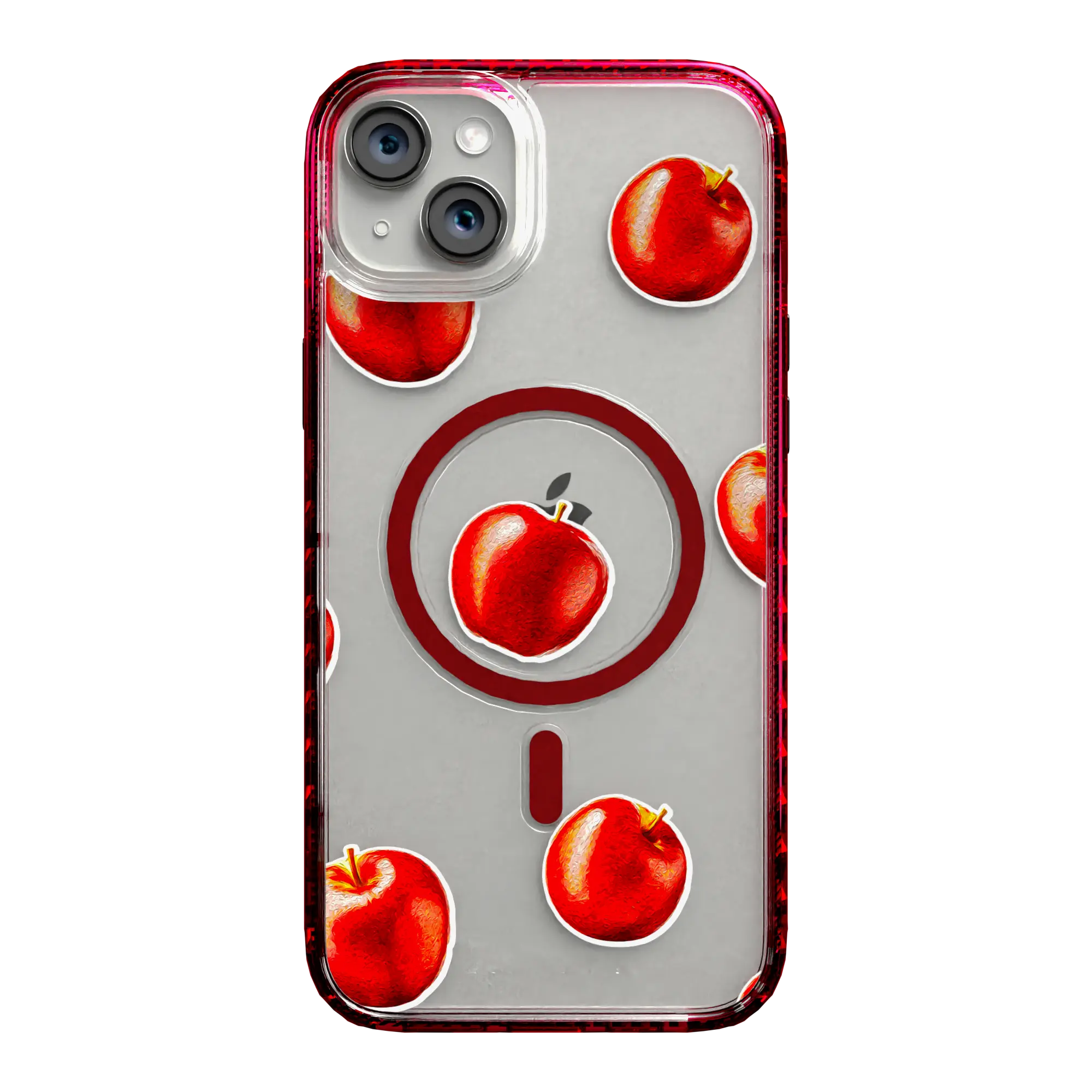 Apple-iPhone-14-Plus-Turbo-Red Crisp Apple | Protective MagSafe Case | Fruits Collection for Apple iPhone 14 Series cellhelmet cellhelmet