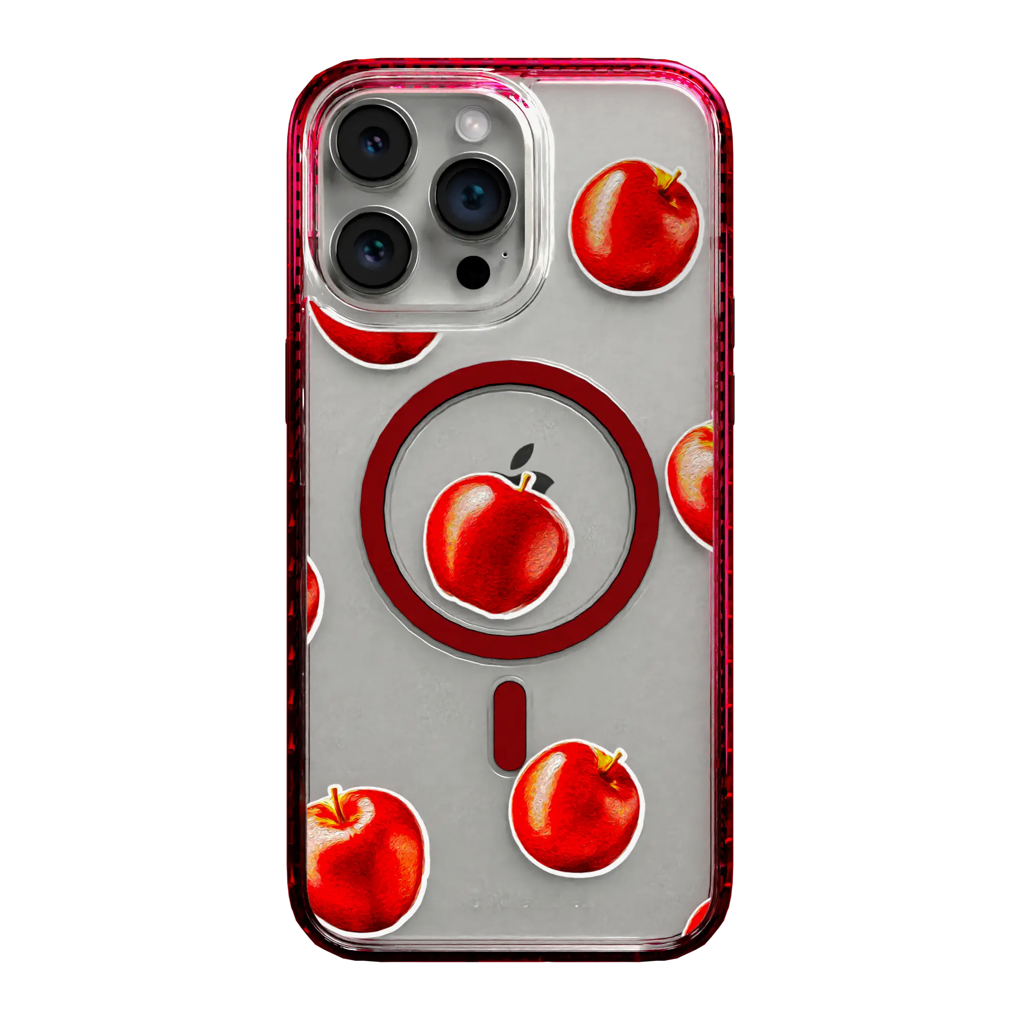 Apple-iPhone-14-Pro-Max-Turbo-Red Crisp Apple | Protective MagSafe Case | Fruits Collection for Apple iPhone 14 Series cellhelmet cellhelmet