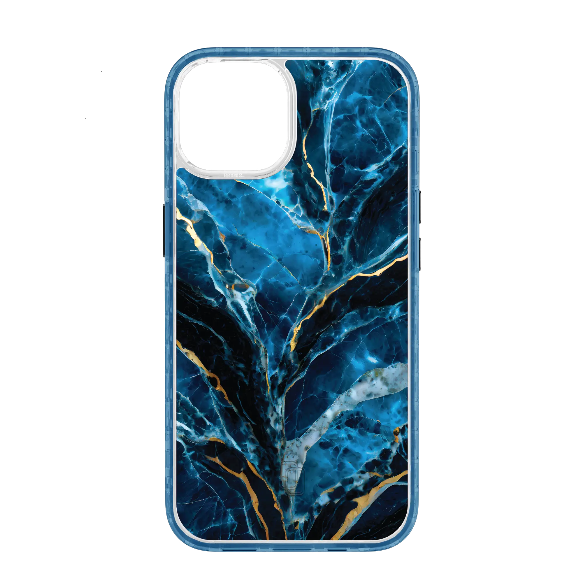 Apple-iPhone-14-Deep-Sea-Blue Deep Sea | Protective MagSafe Case | Marble Stone Collection for Apple iPhone 14 Series cellhelmet cellhelmet